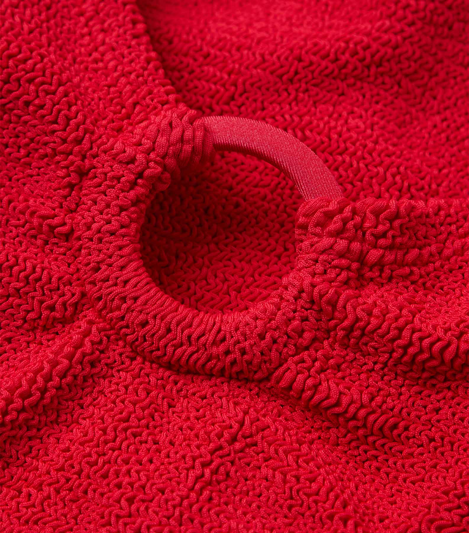 Nadine Bikini With Tonal Hoops - Red