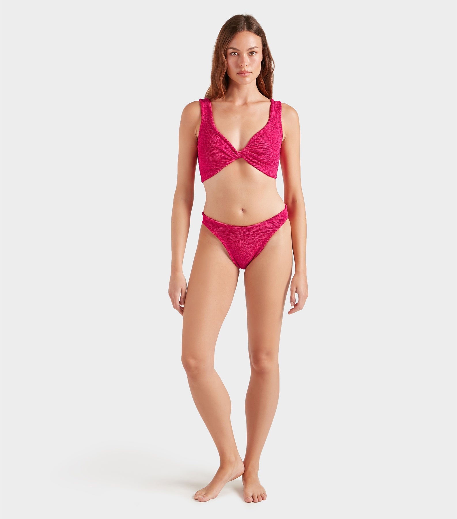 Coverage Juno Bikini - Metallic Raspberry