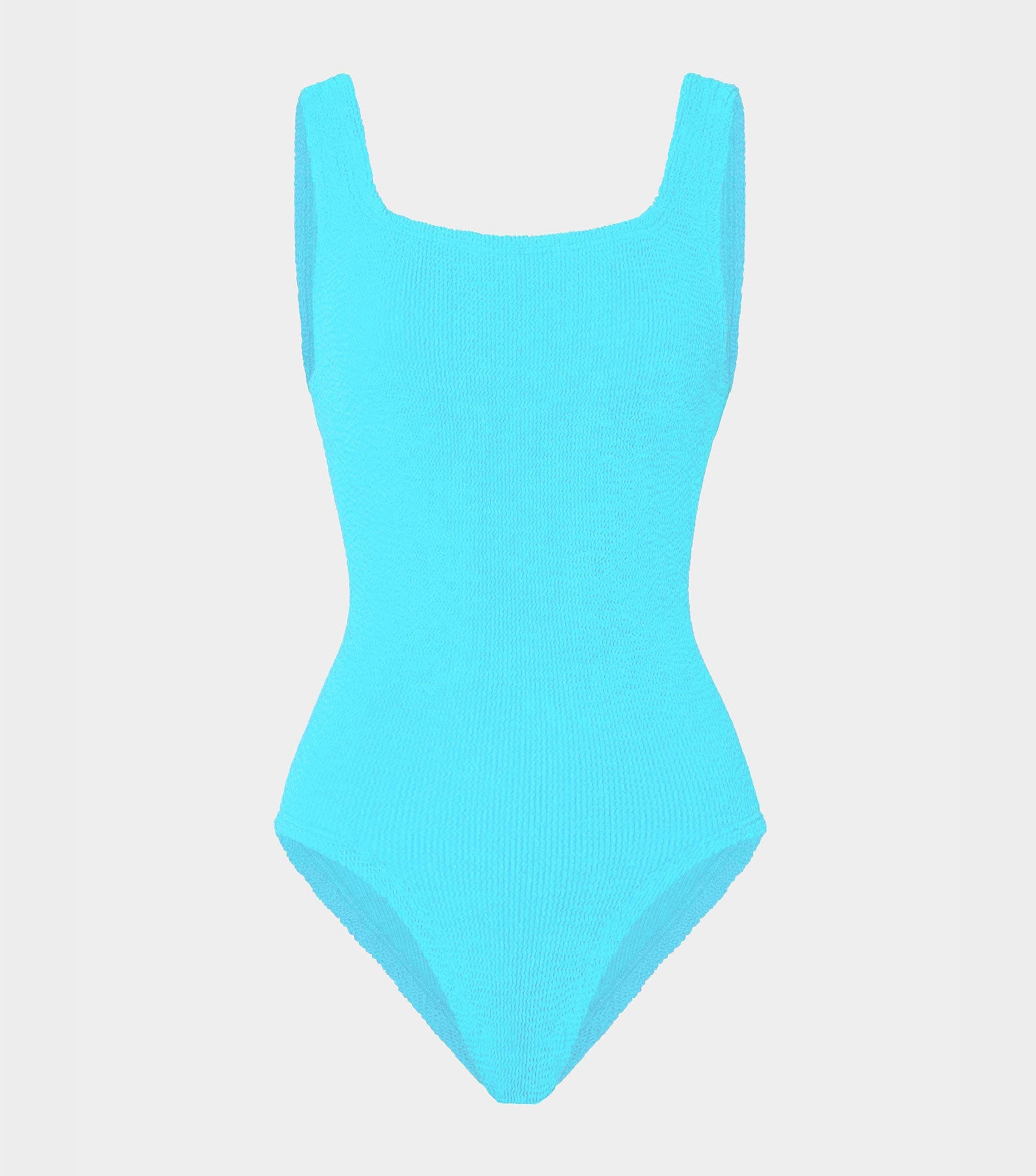 Coverage Square Neck Swim - Aqua