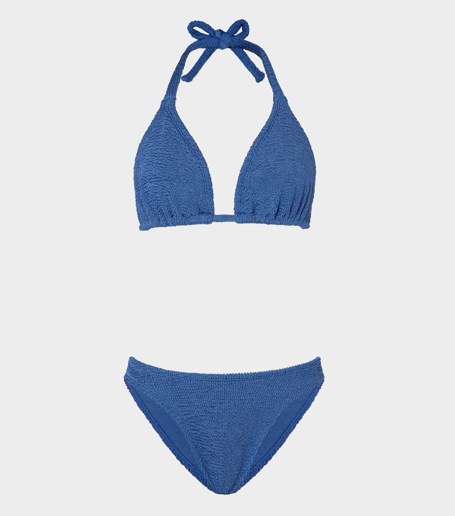 Coverage Tammy Bikini - Metallic Denim