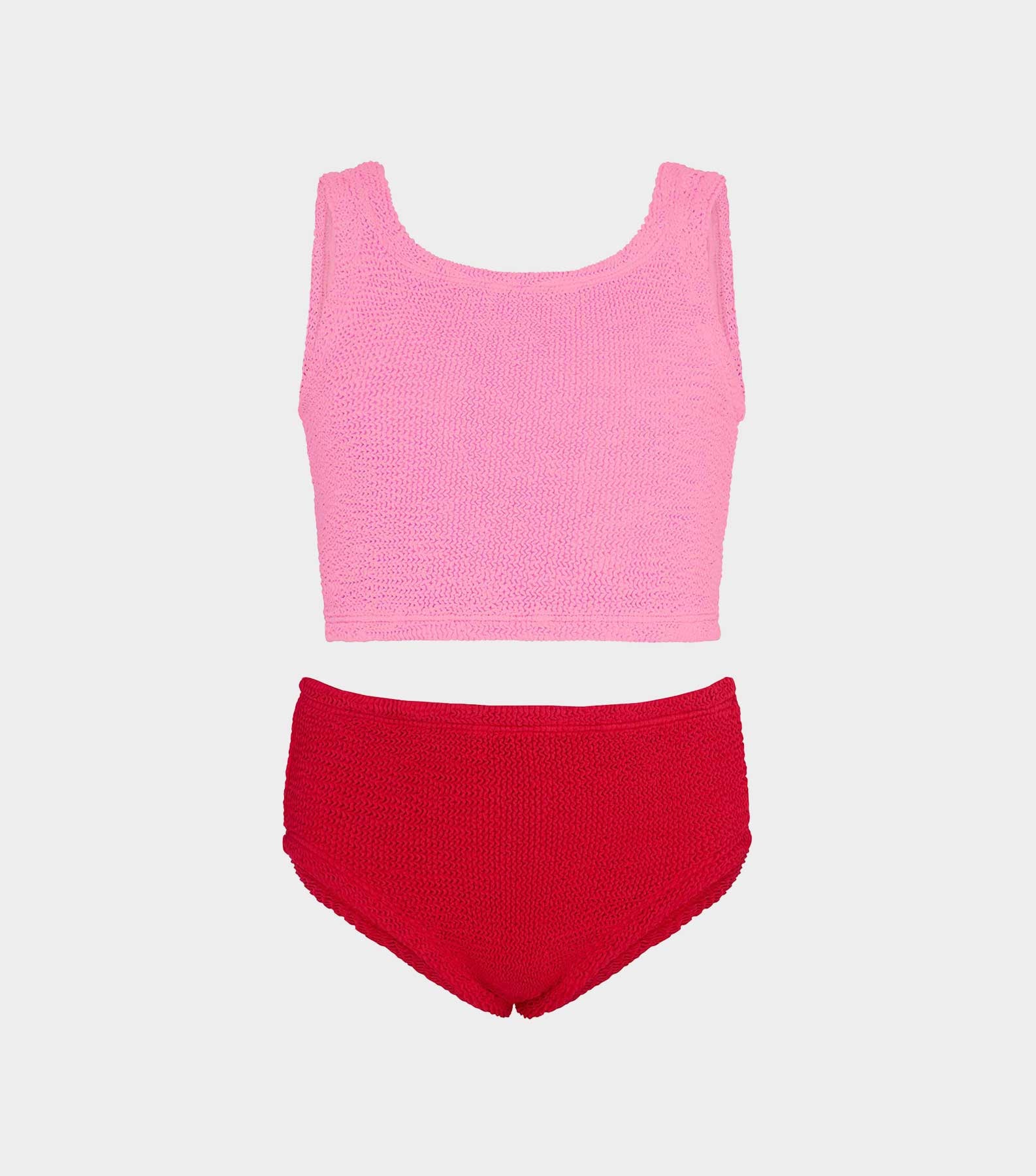 Kids Duo Lyra Bikini (Ages 3 to 6) - Bubblegum/Red