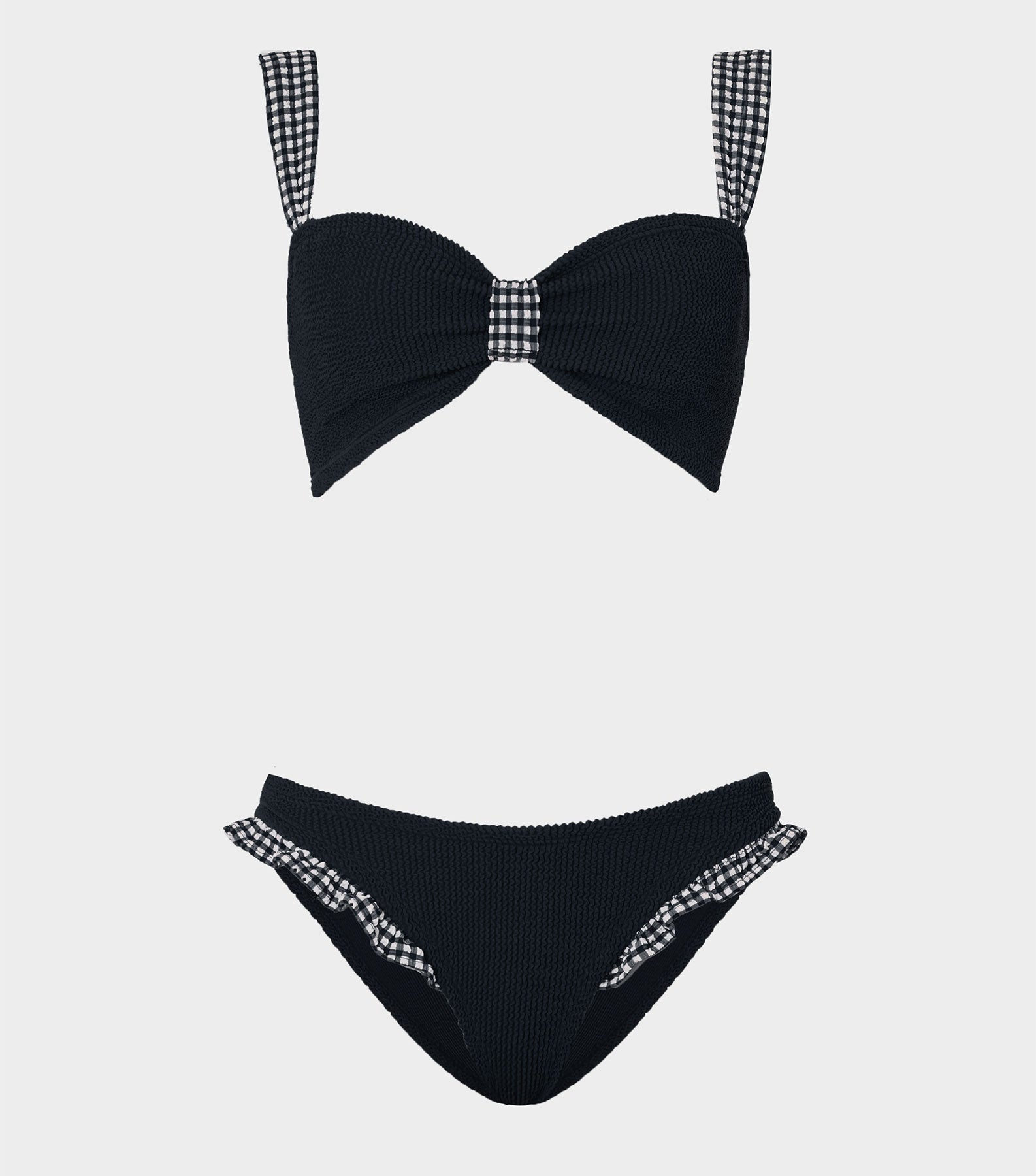 Loretta Bikini - Black Gingham