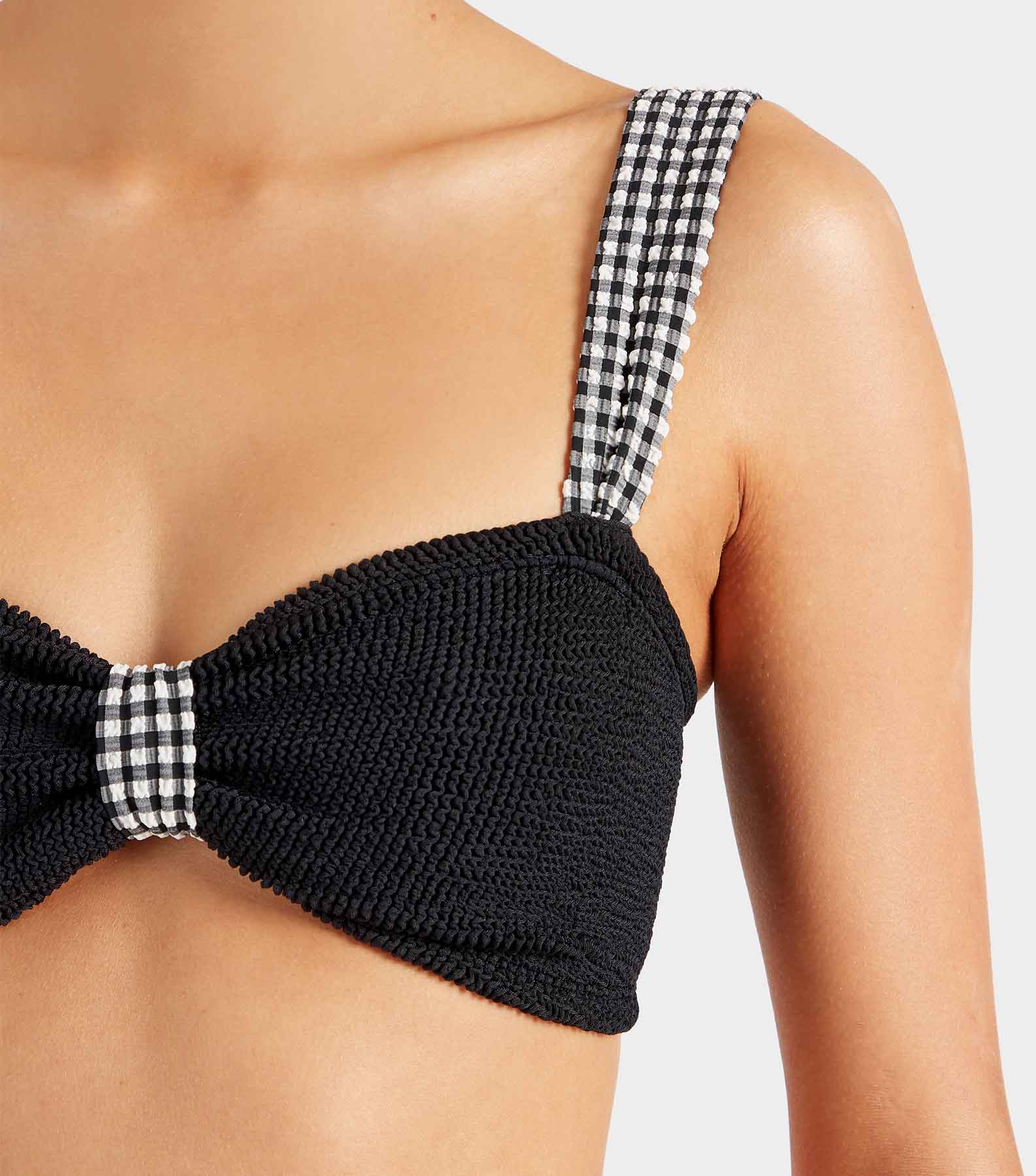 Loretta Bikini - Black Gingham