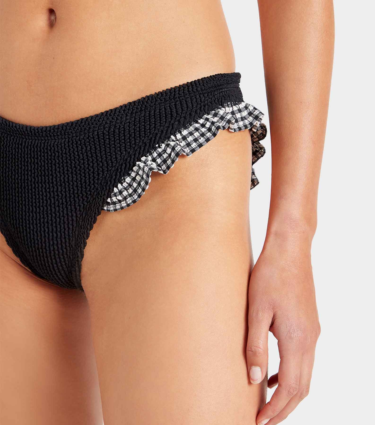 Loretta Bikini - Black Gingham