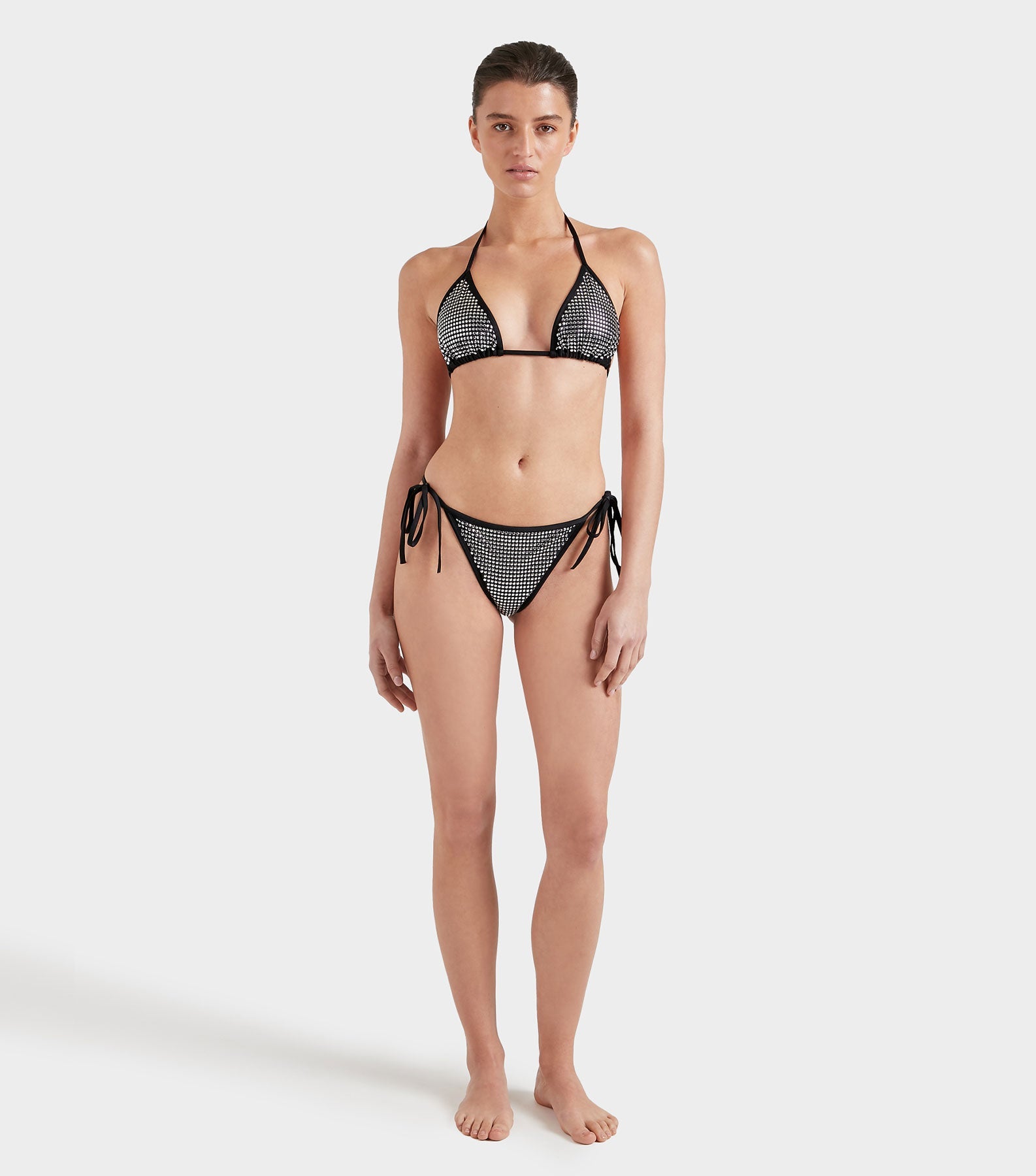 Monica Lava Bikini - Black/Silver