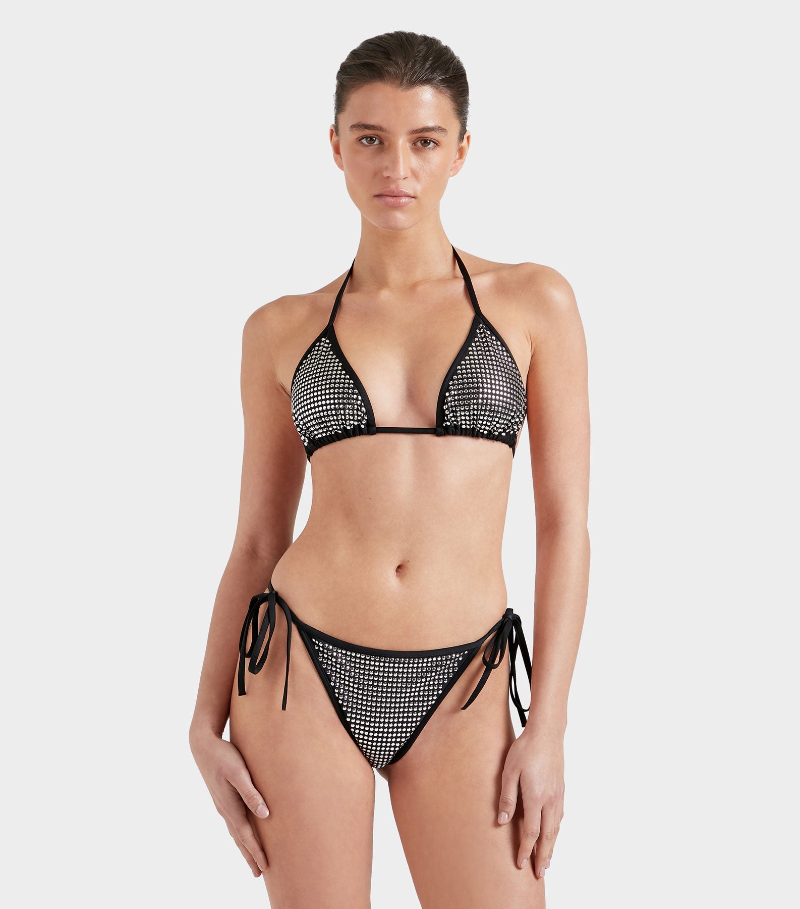 Monica Lava Bikini - Black/Silver