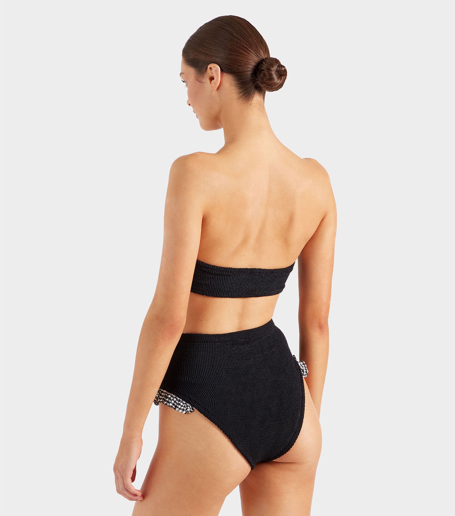 Peggy Bikini - Black Gingham