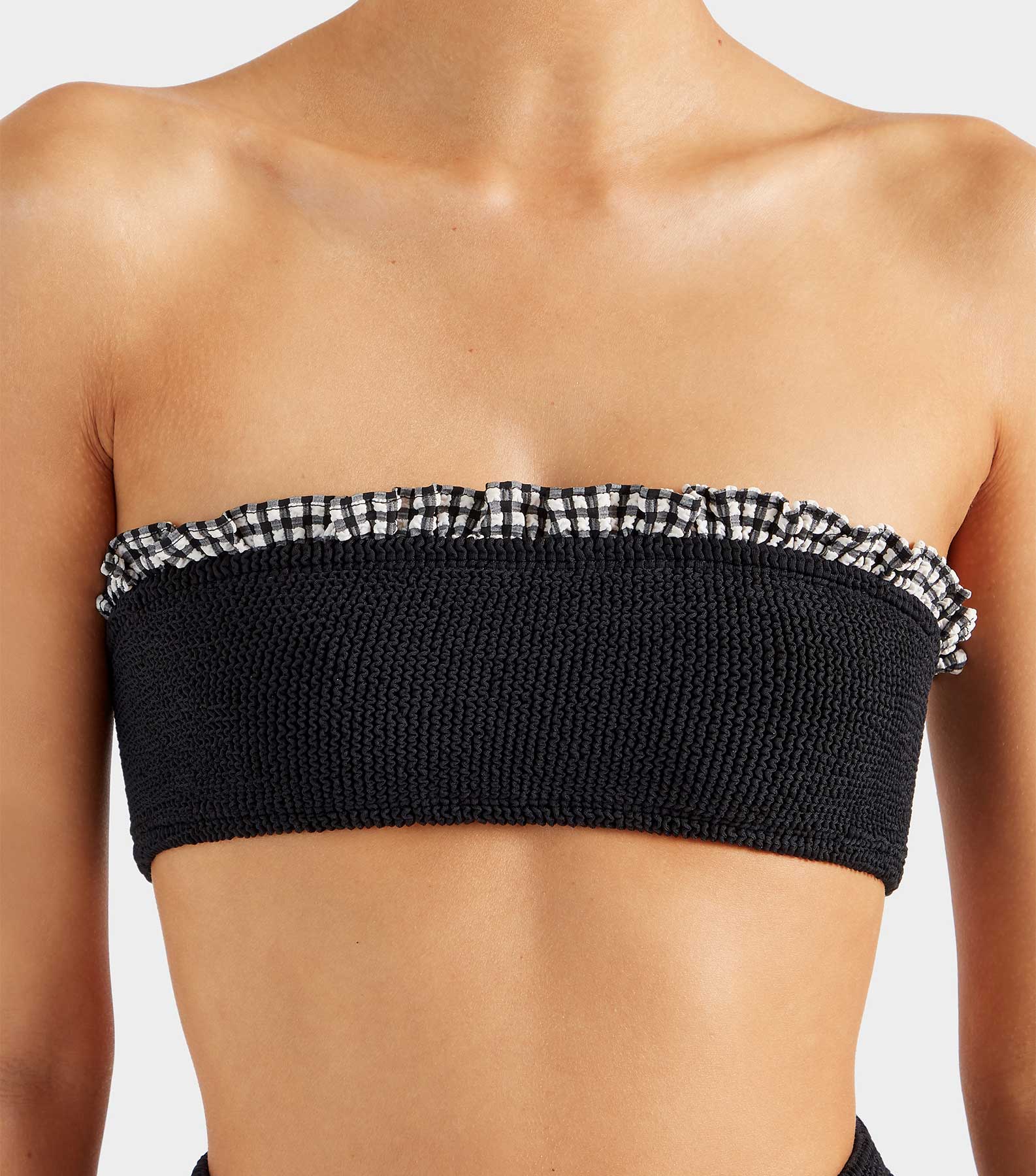 Peggy Bikini - Black Gingham