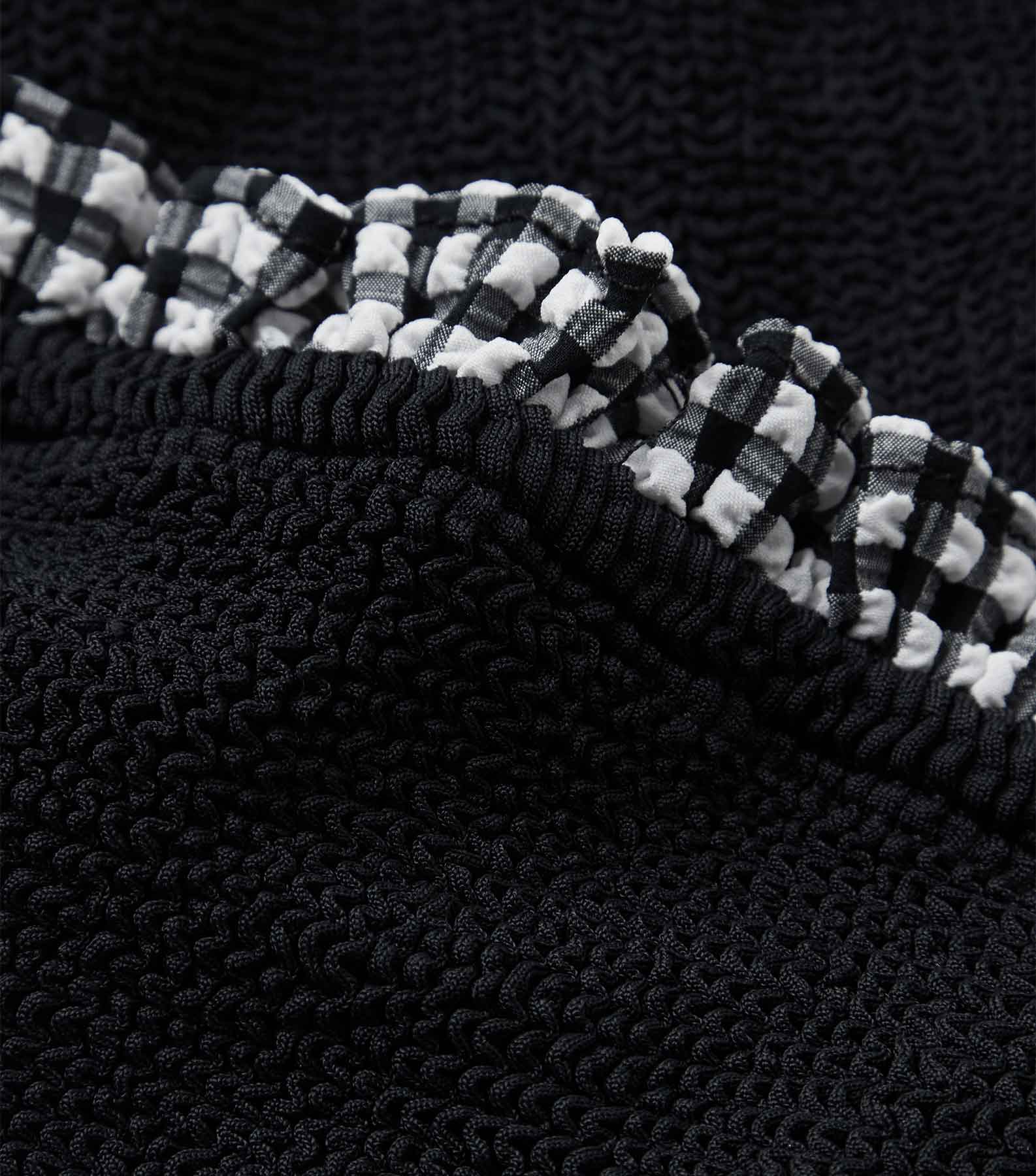 Peggy Bikini - Black Gingham