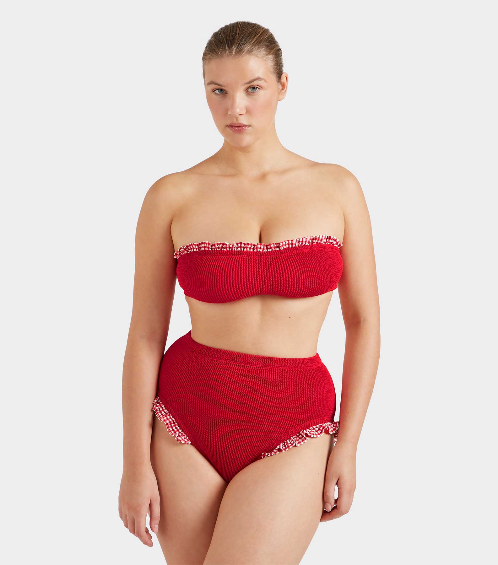 Peggy Bikini - Red Gingham