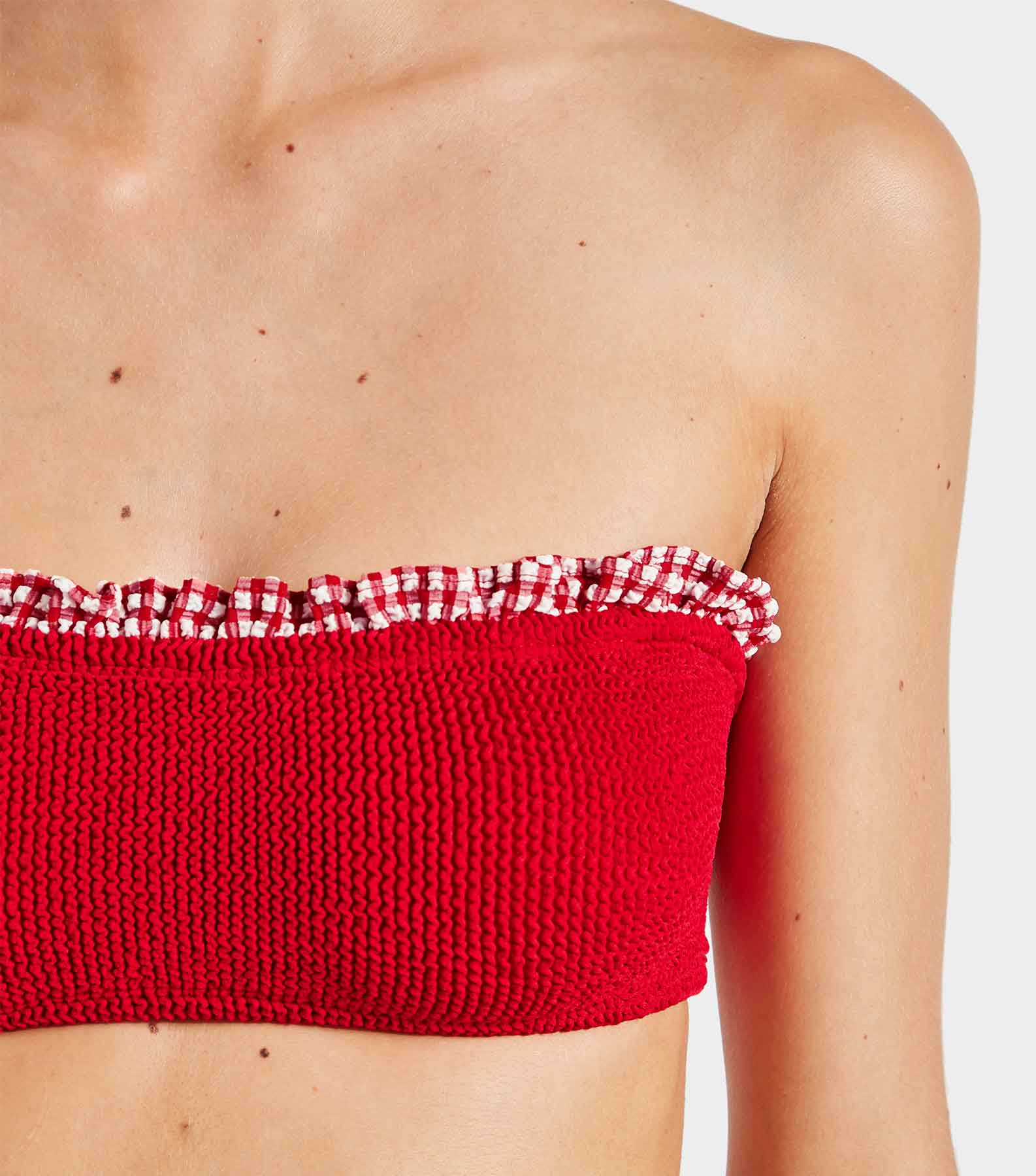 Peggy Bikini - Red Gingham