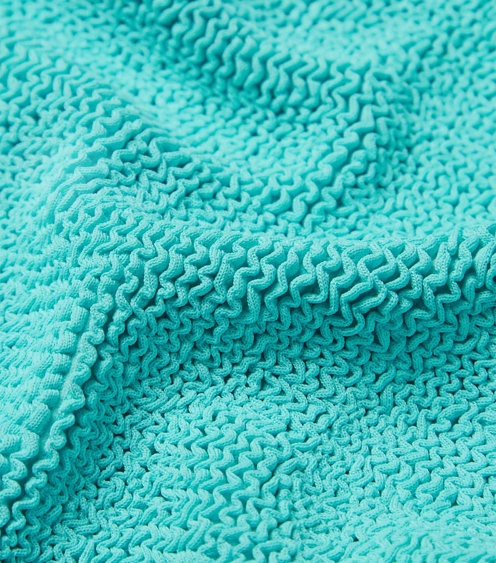 Square Neck Swim - Aqua