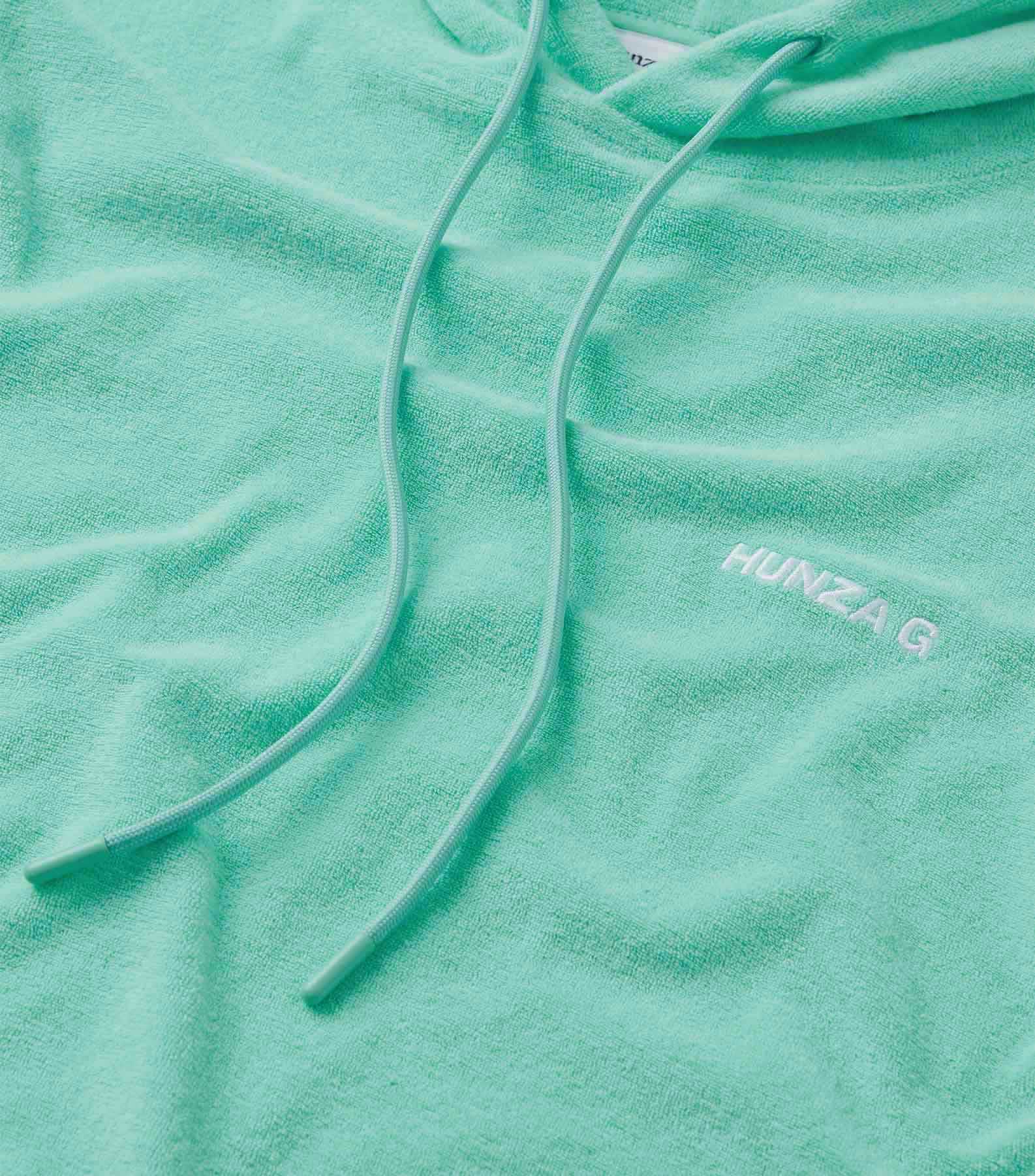 Terry Towelling Hoodie - Mint