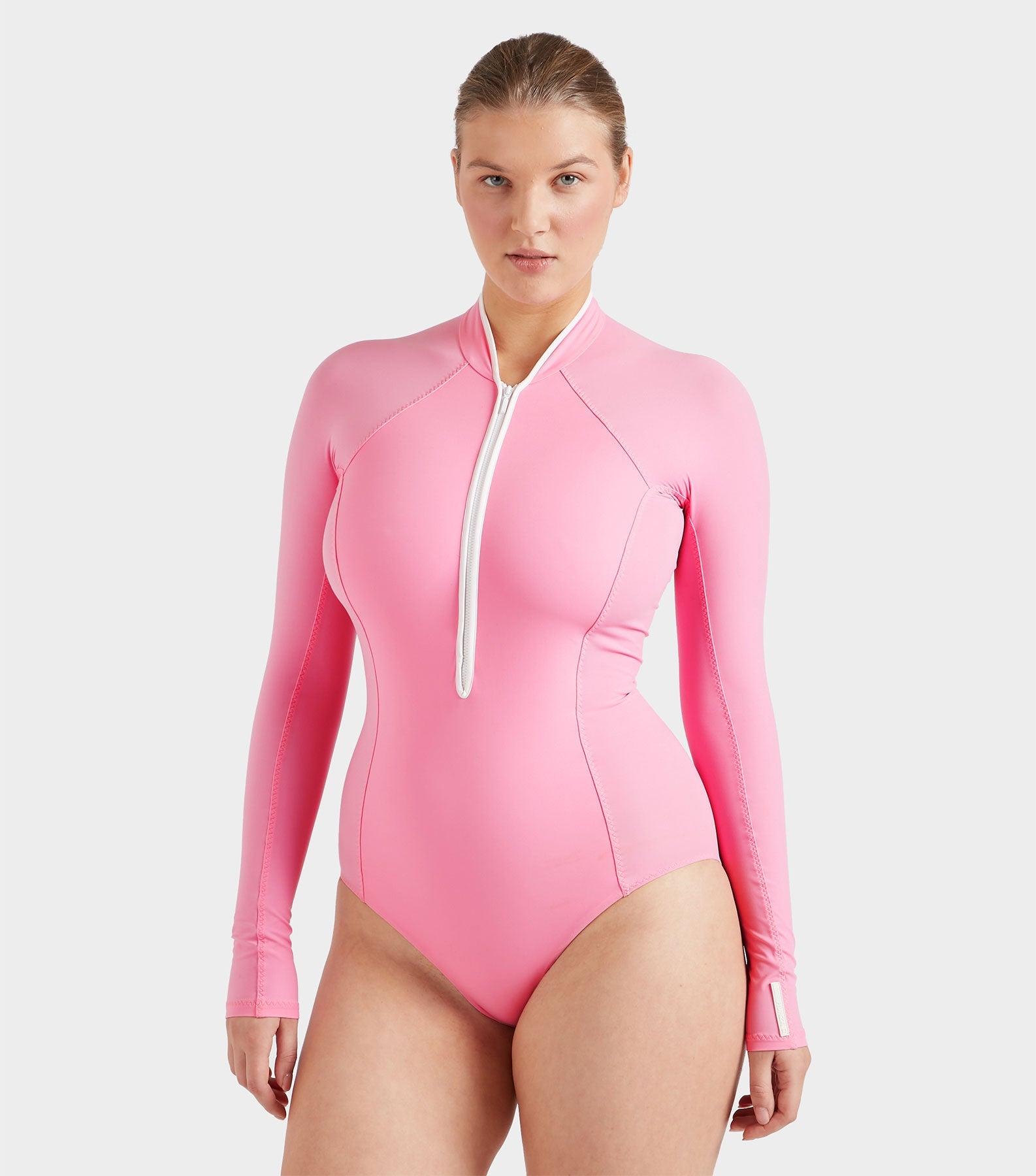 Tyra UPF 50+ Swim - Bubblegum/White