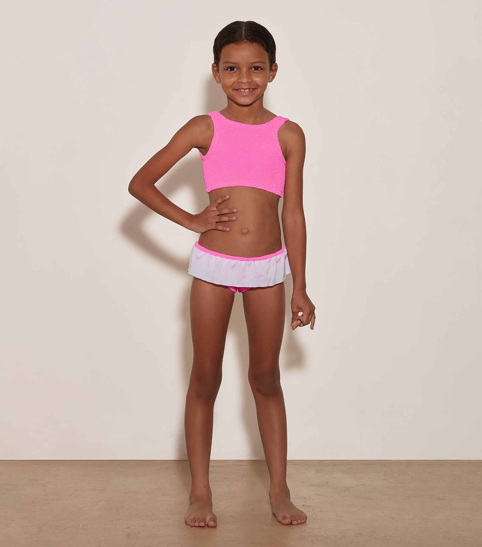 Kids Olive Bikini (Ages 3 to 6) - Bubblegum