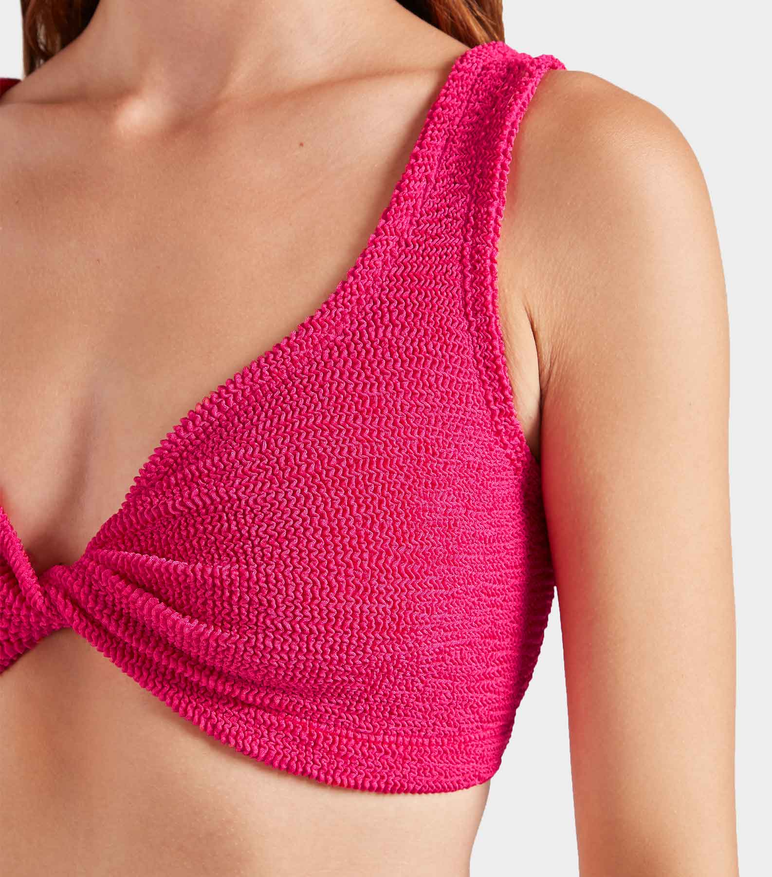 Coverage Juno Bikini - Metallic Raspberry