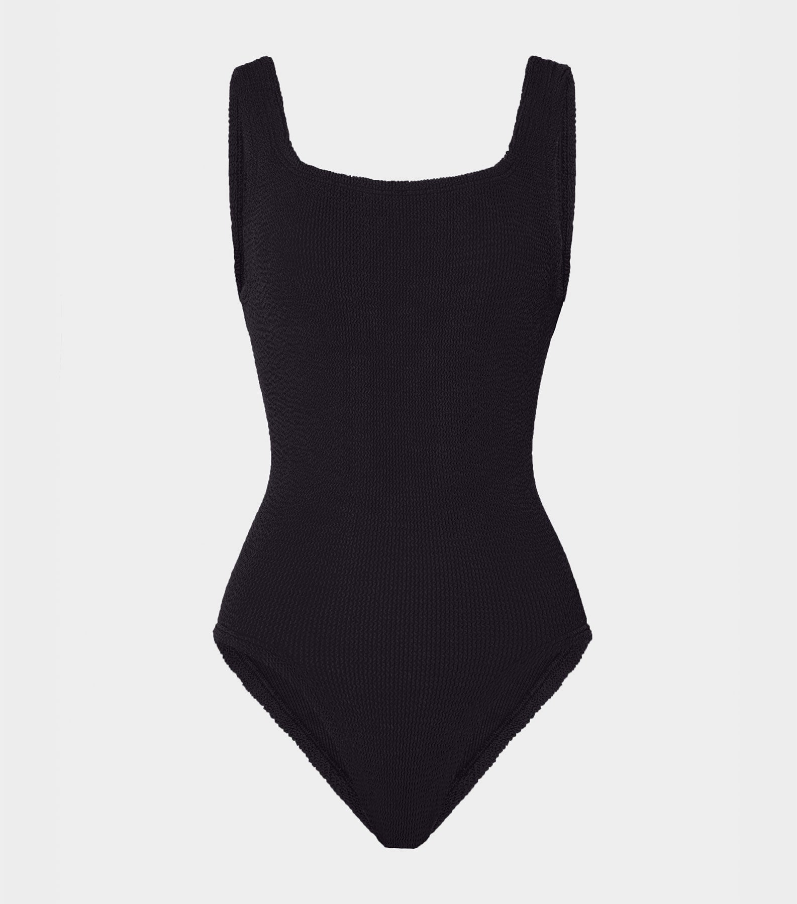 Coverage Square Neck Swim - Black
