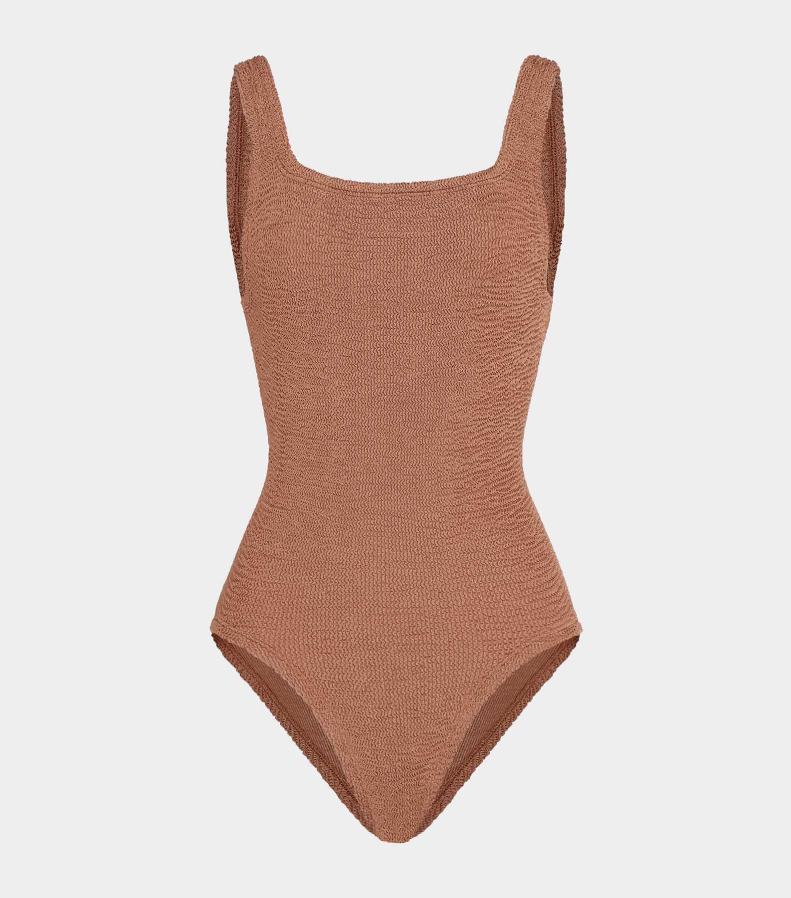 Coverage Square Neck Swim - Metallic Cocoa