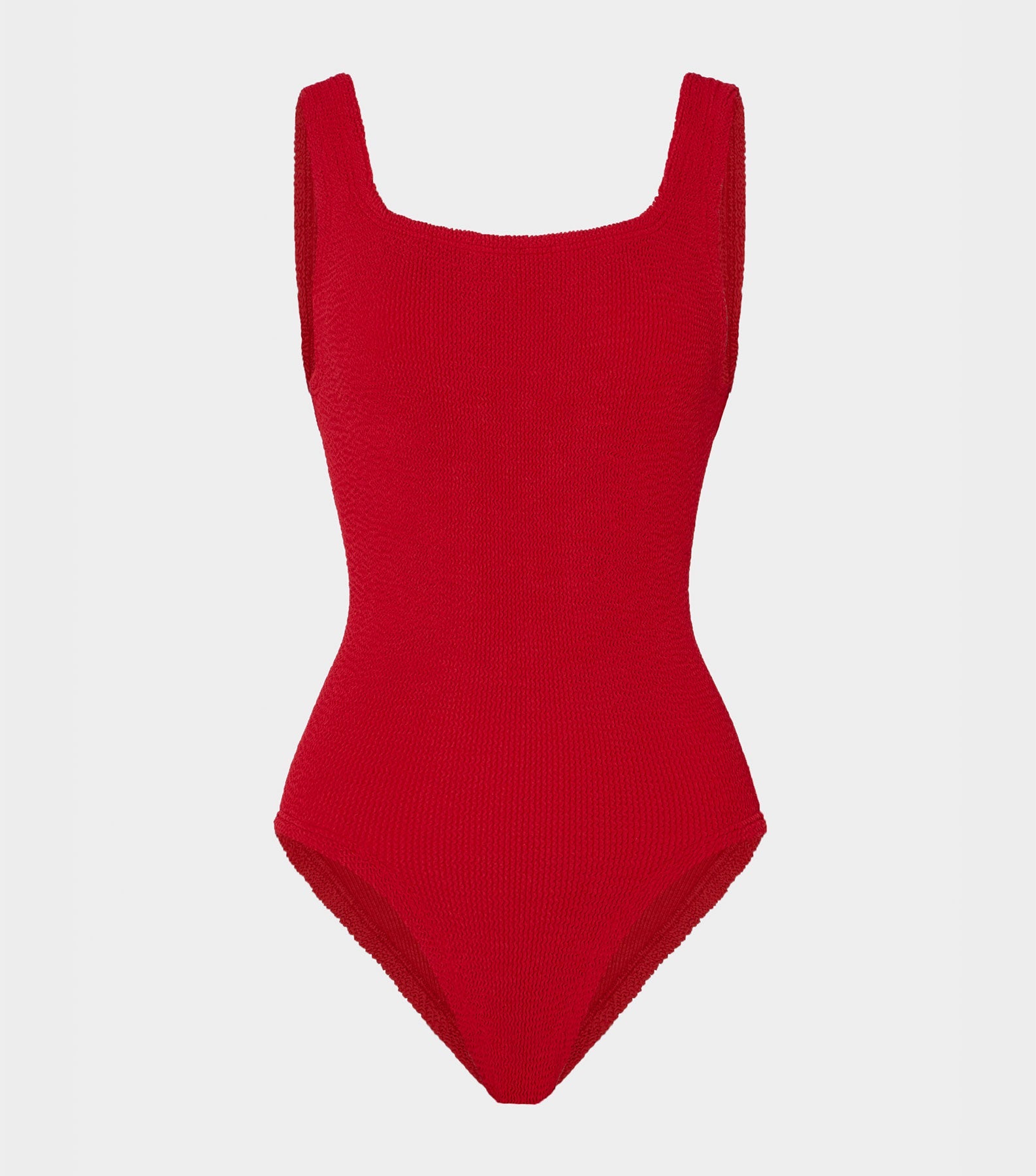 Coverage Square Neck Swim - Red