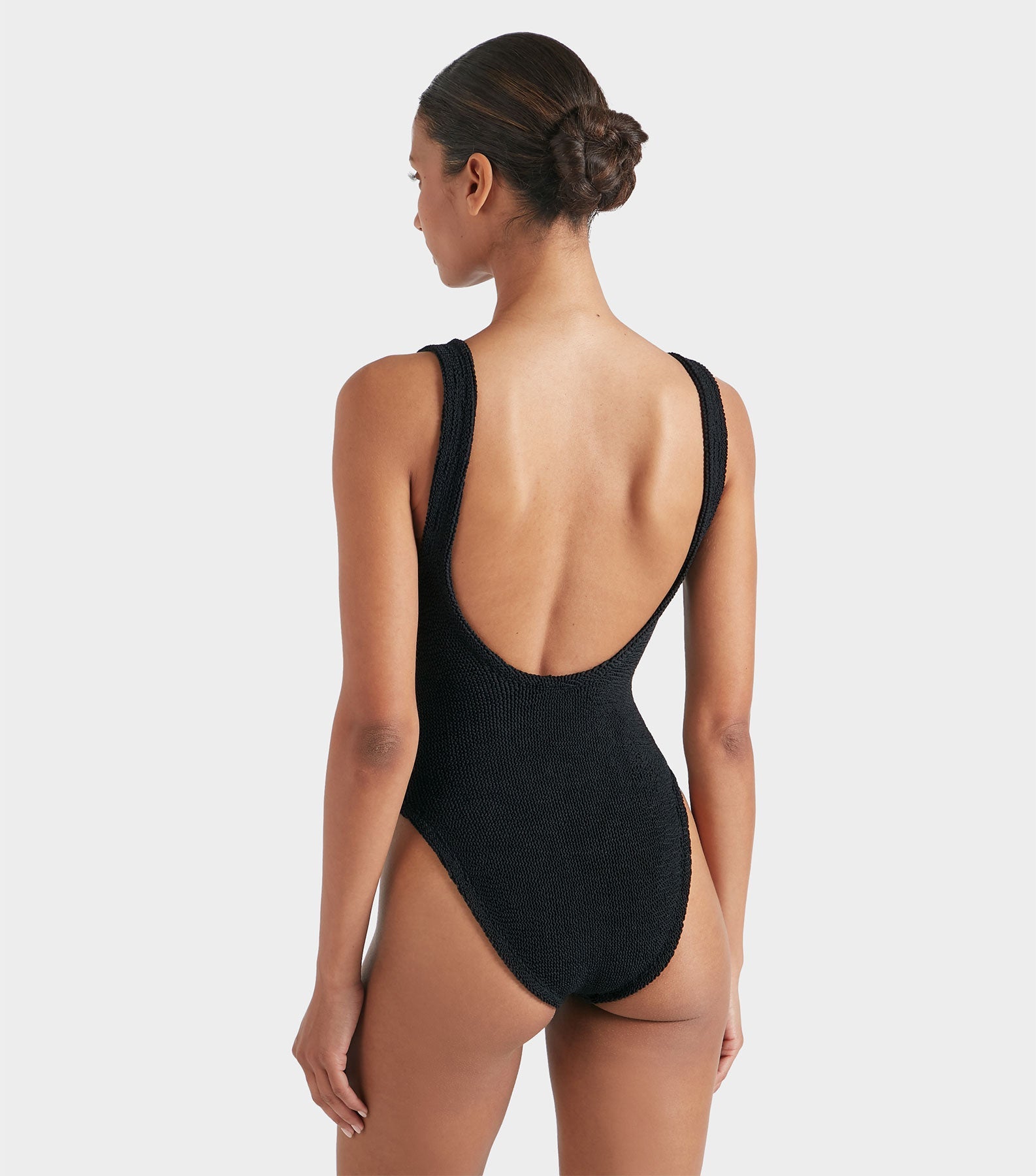 Domino Swim With Tonal Hoops - Black
