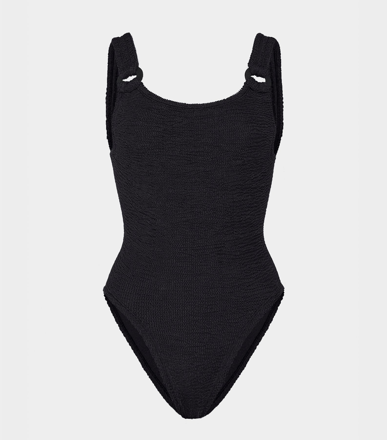 Domino Swim With Tonal Hoops - Black