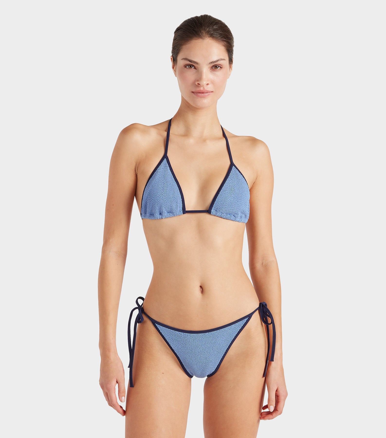 Gina Bikini Contrast - Cornflower/Navy