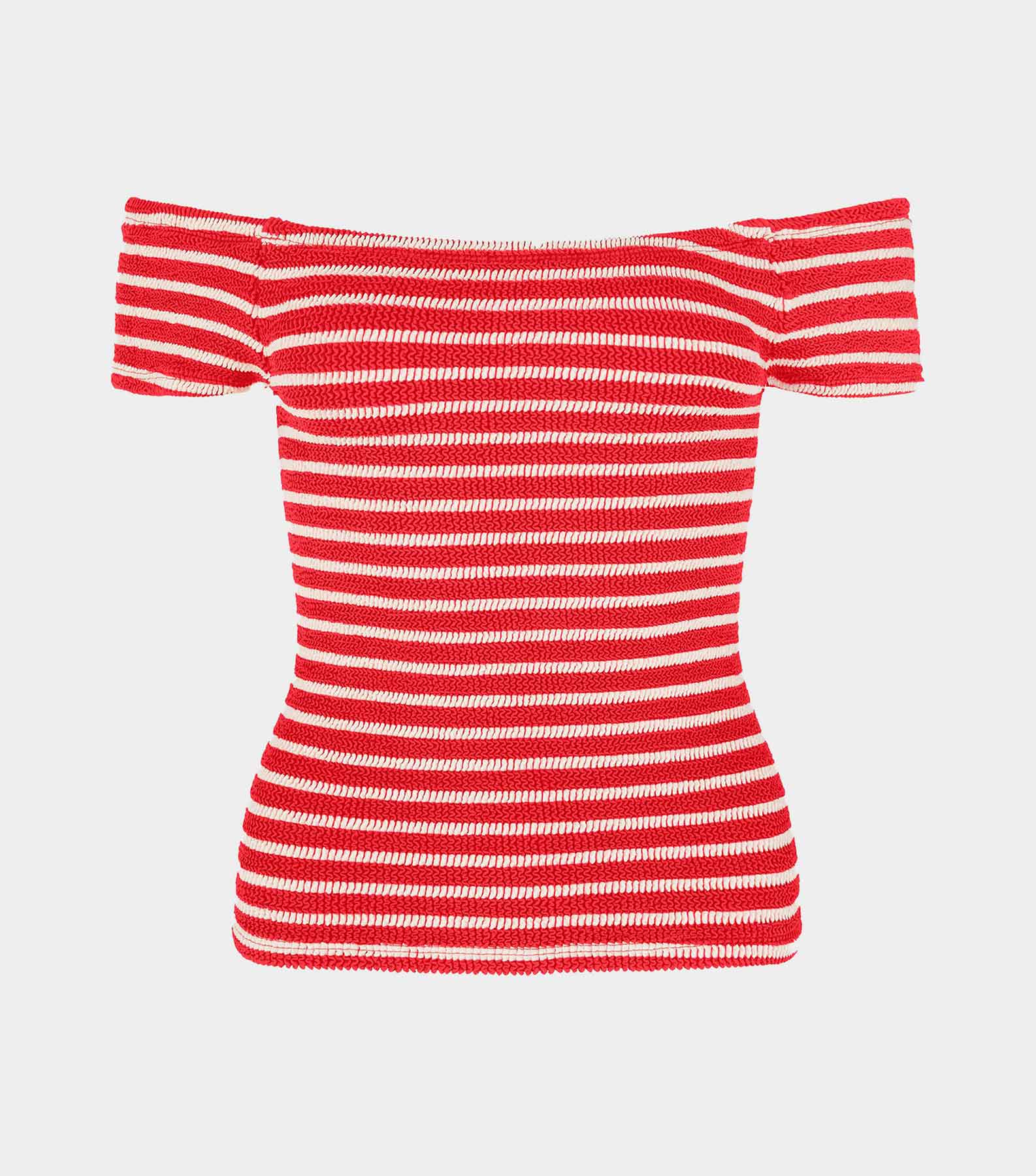Grace Top - Red/White Stripe