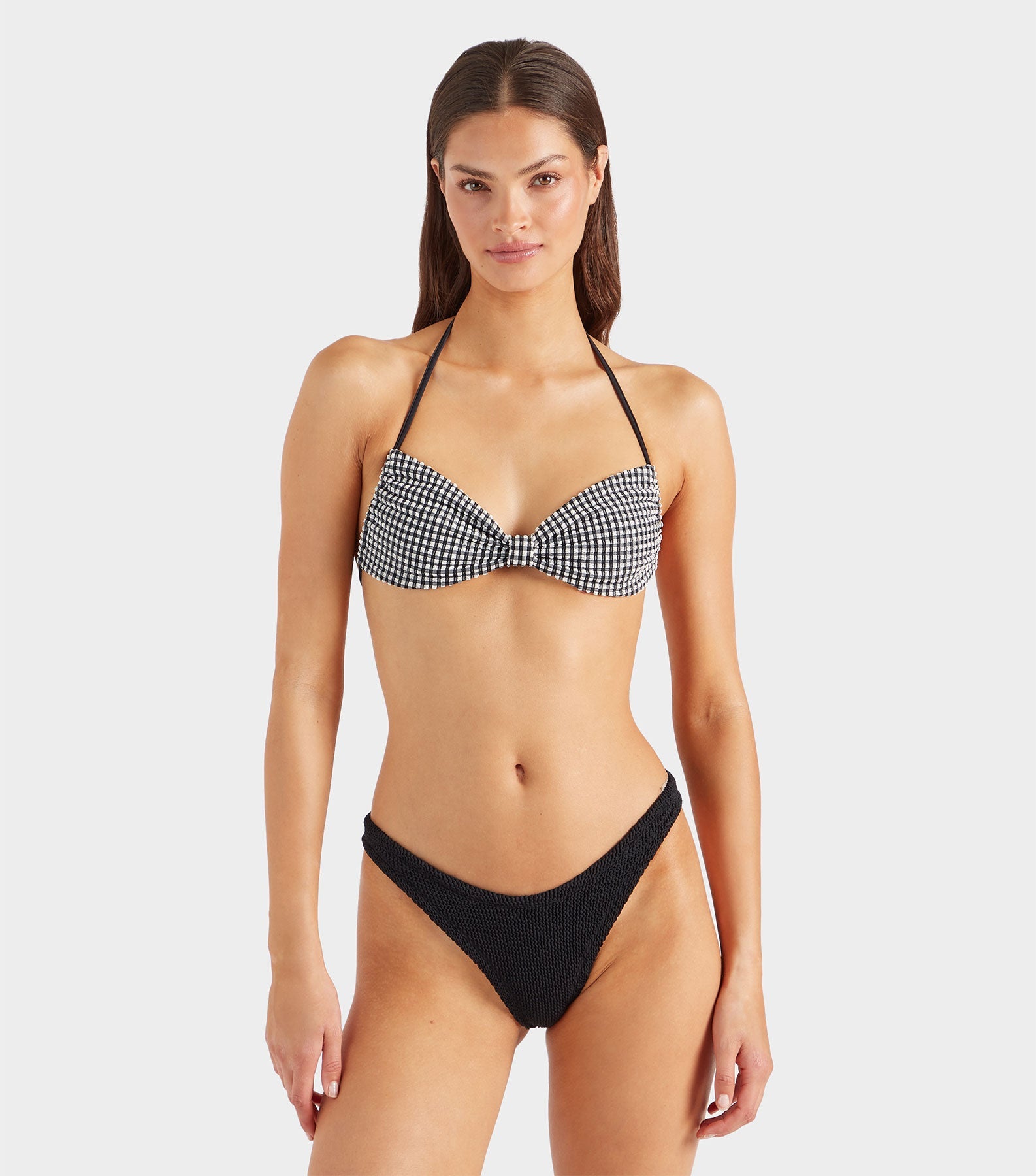 Kacey Bikini - Black Gingham