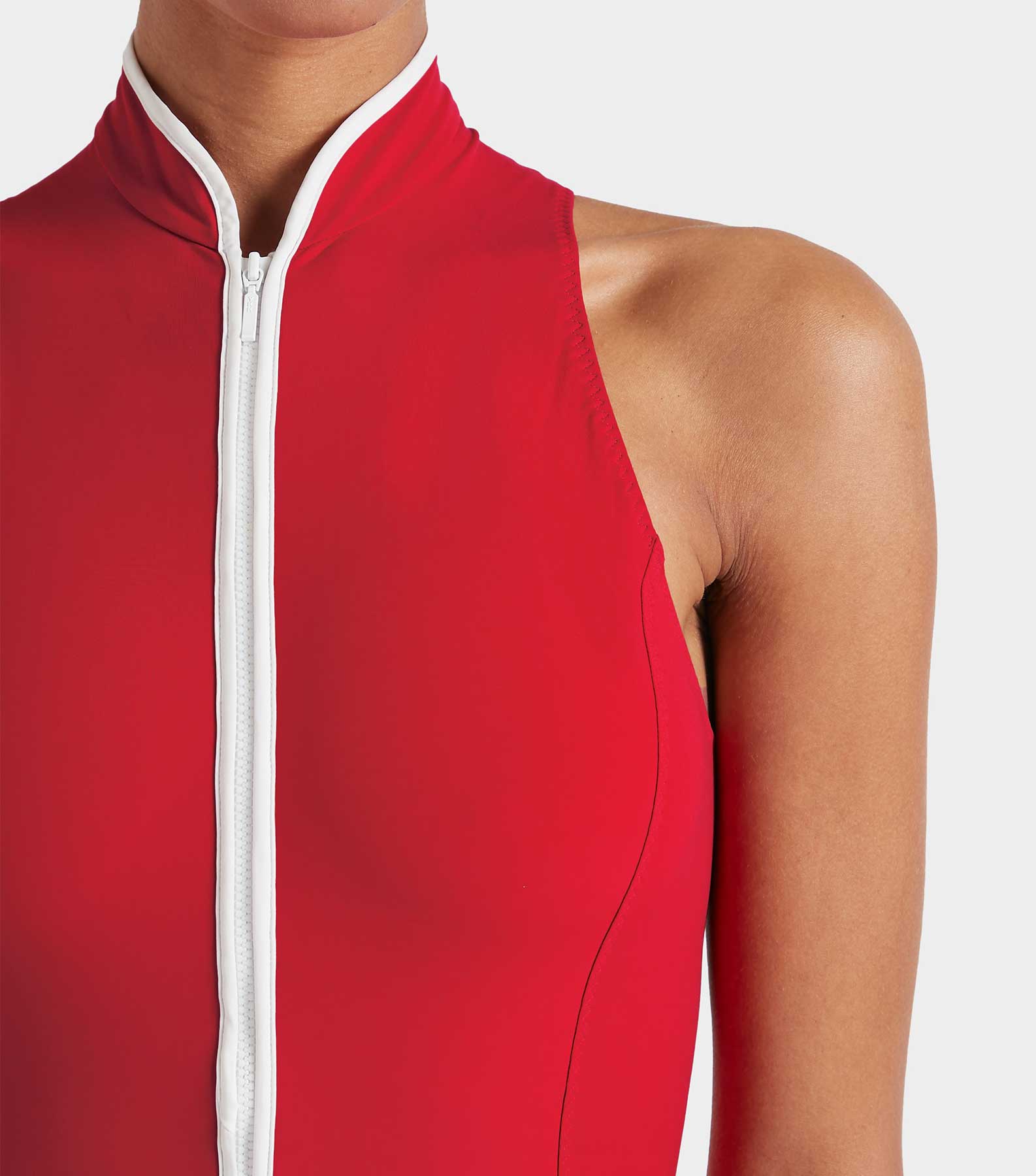Katya UPF 50+ Swim - Red/White