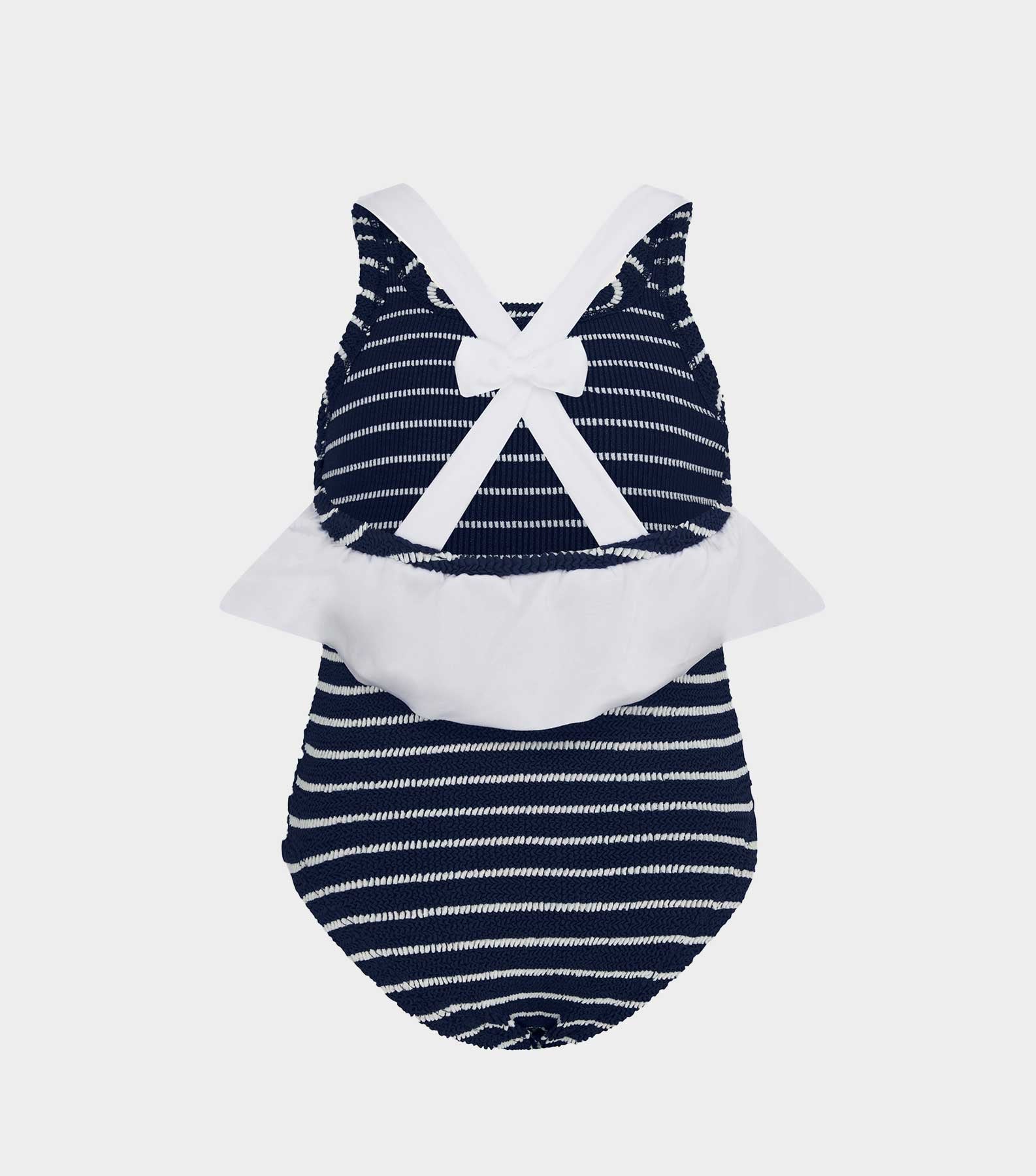 Kids Lara Swim (Ages 3 to 6) - Navy/White Stripe