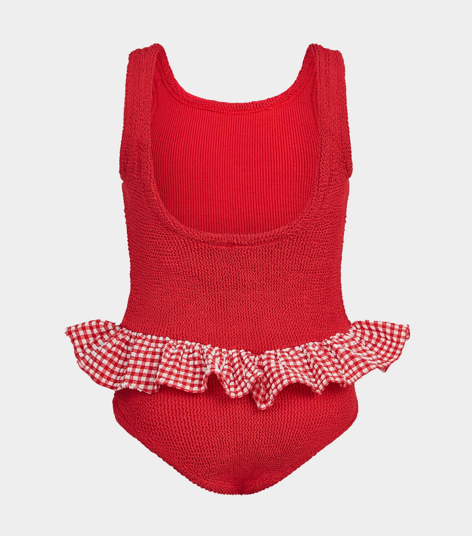 Kids Duo Denise Swim (Ages 7 to 12) - Red Gingham