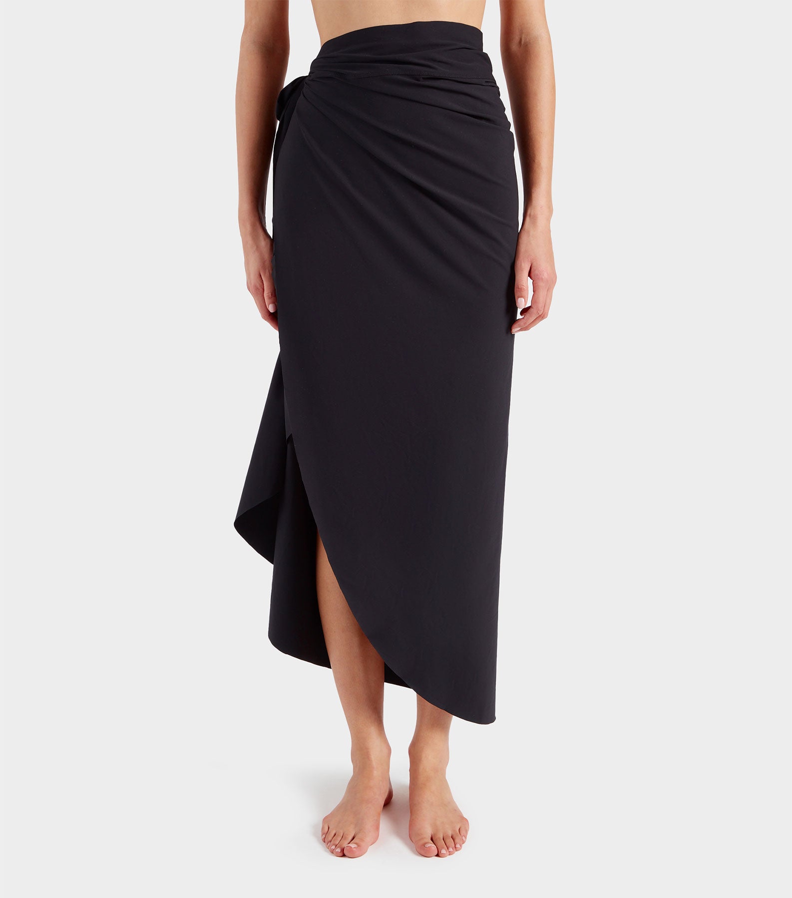 Long UPF 50+ Sarong - Black
