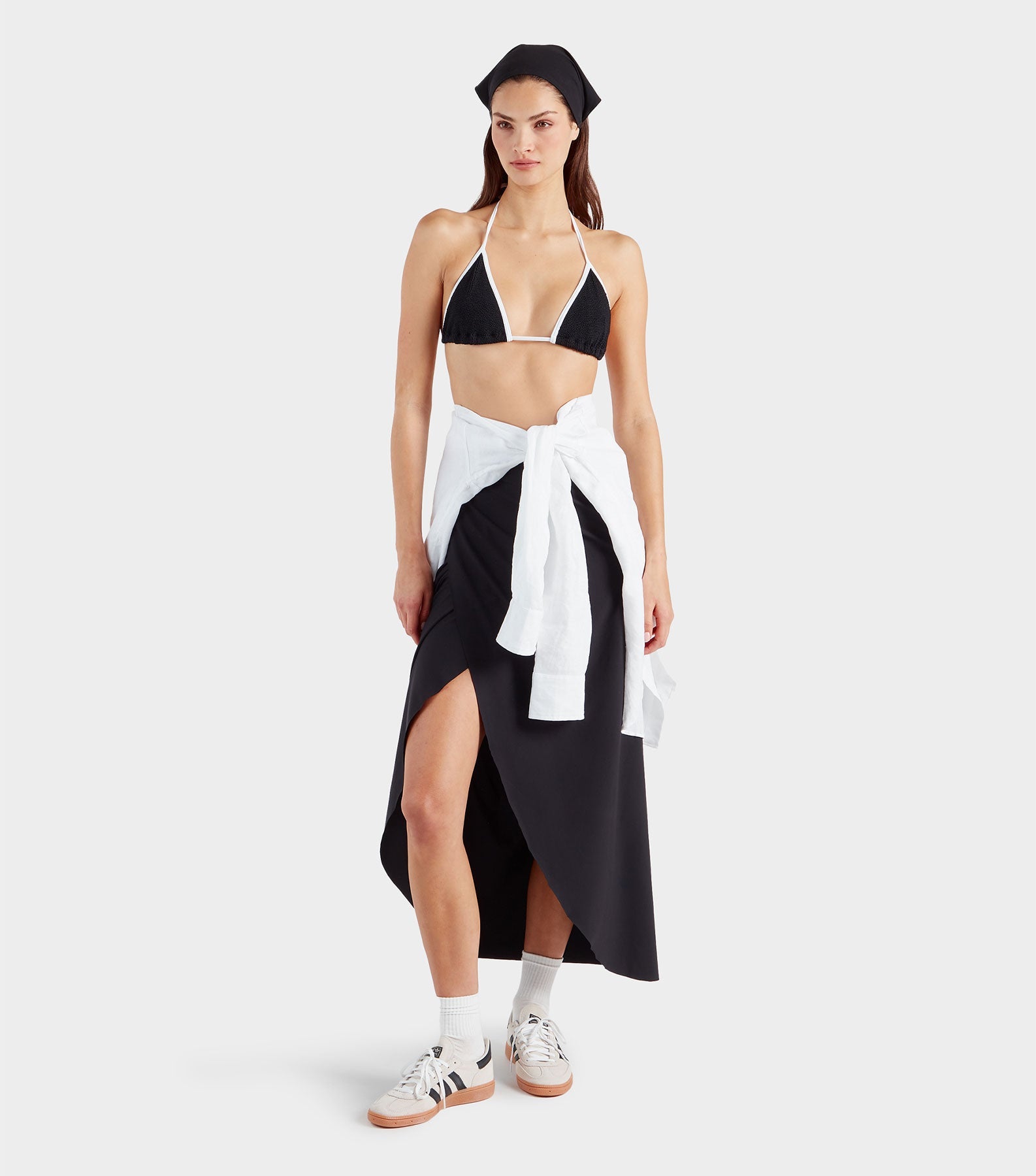 Long UPF 50+ Sarong - Black