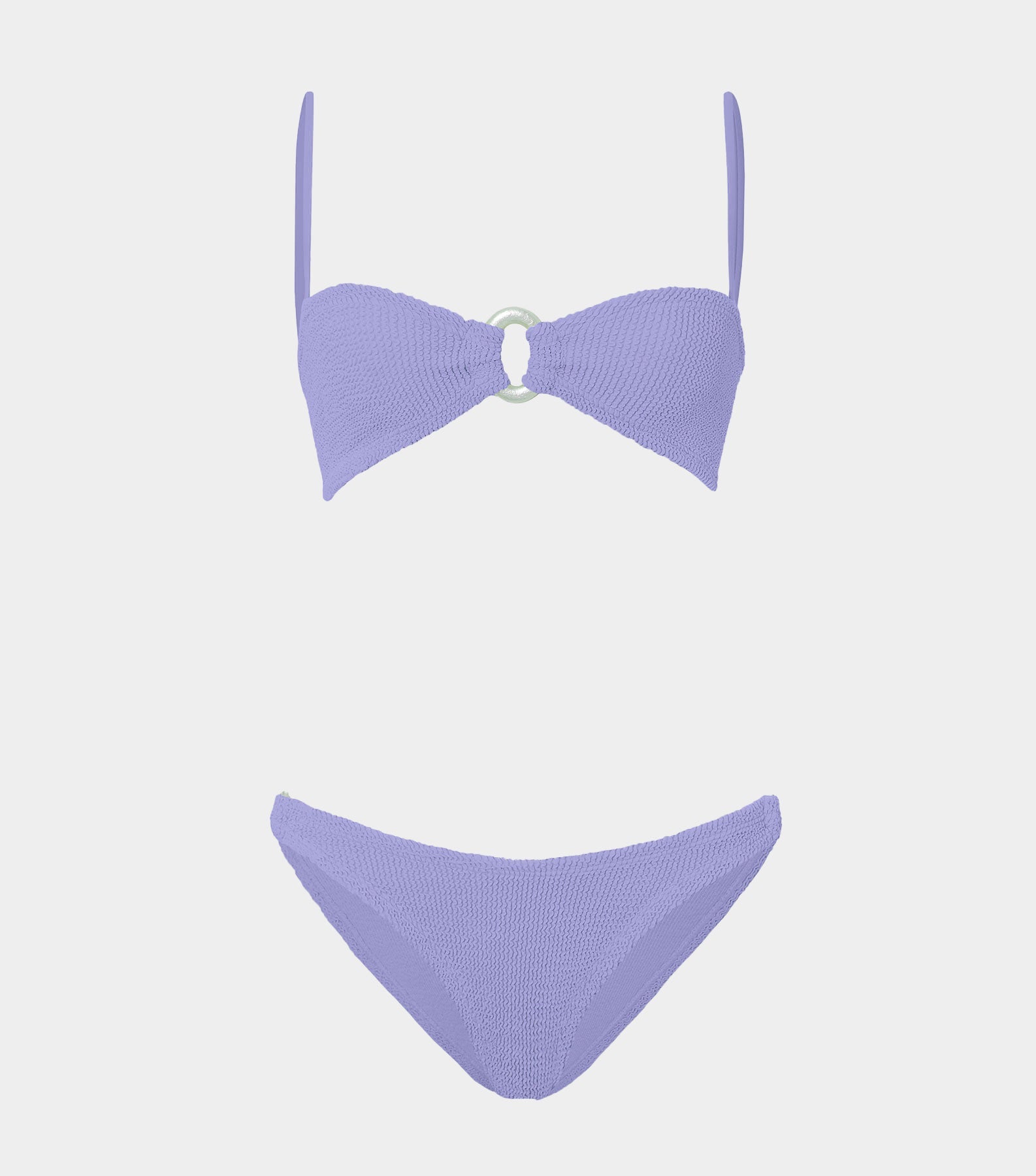 Misty Bikini With Pearly Hoop - Lilac