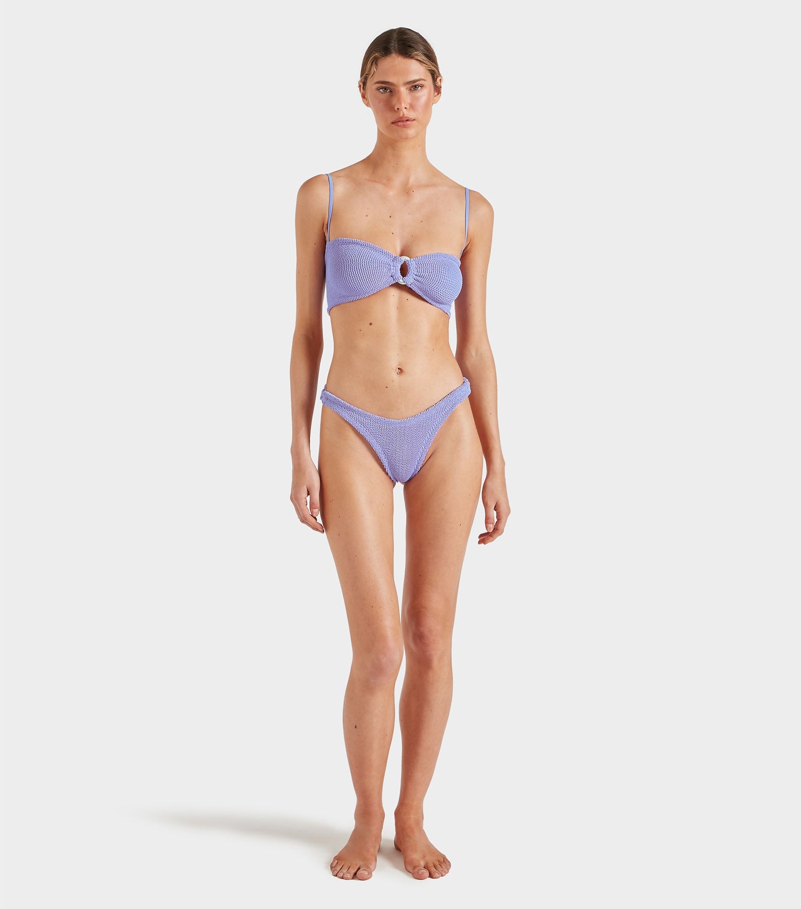 Misty Bikini With Pearly Hoop - Lilac