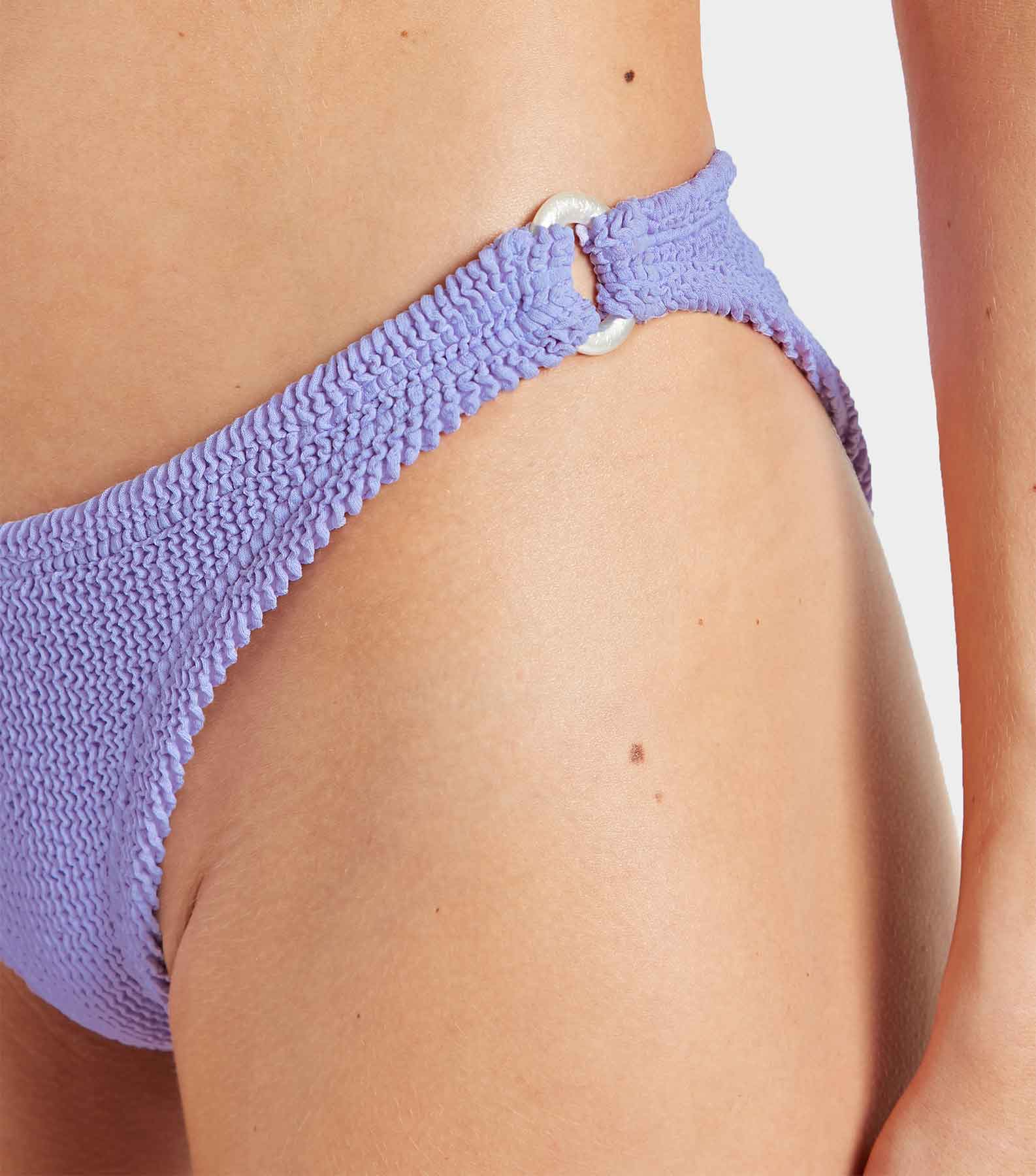 Misty Bikini With Pearly Hoop - Lilac