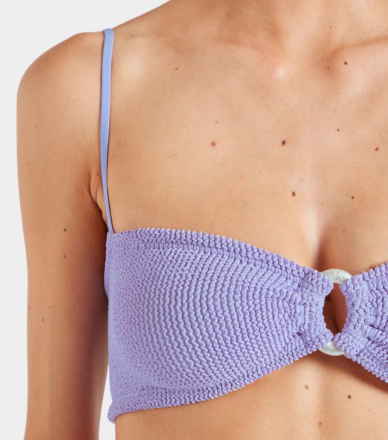 Misty Bikini With Pearly Hoop - Lilac