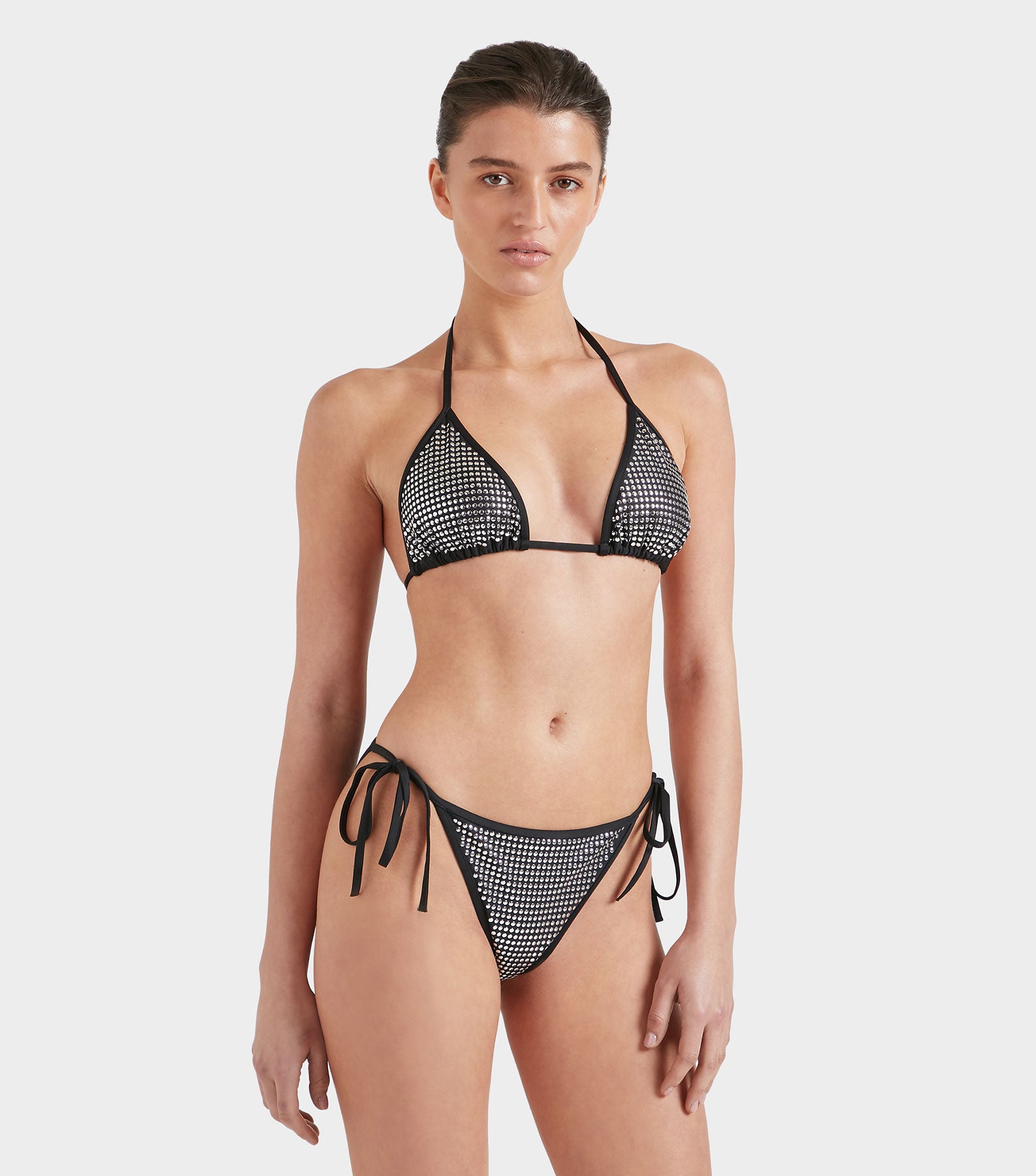Monica Lava Bikini - Black/Silver