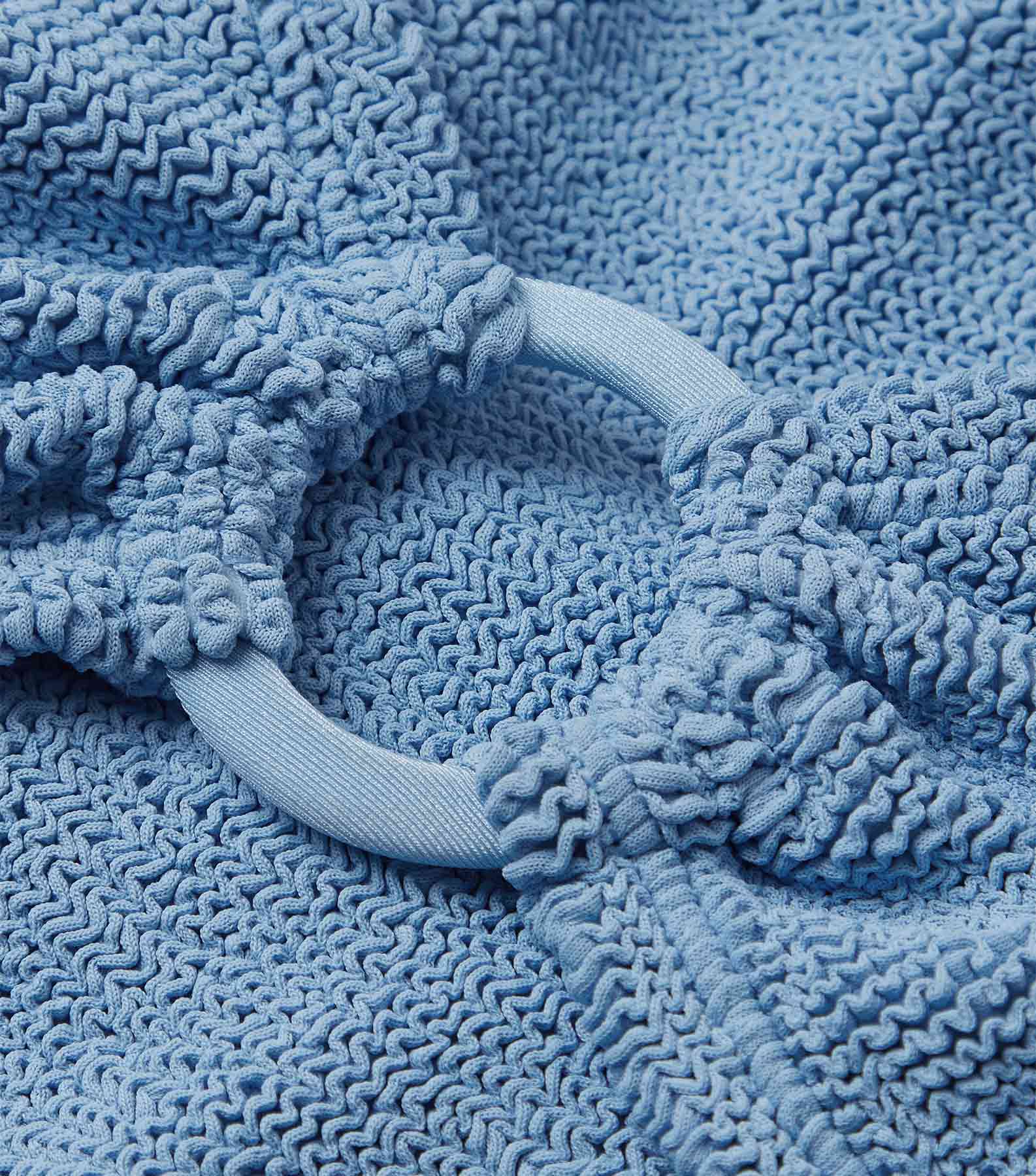 Nadine Bikini With Tonal Hoops - Cornflower
