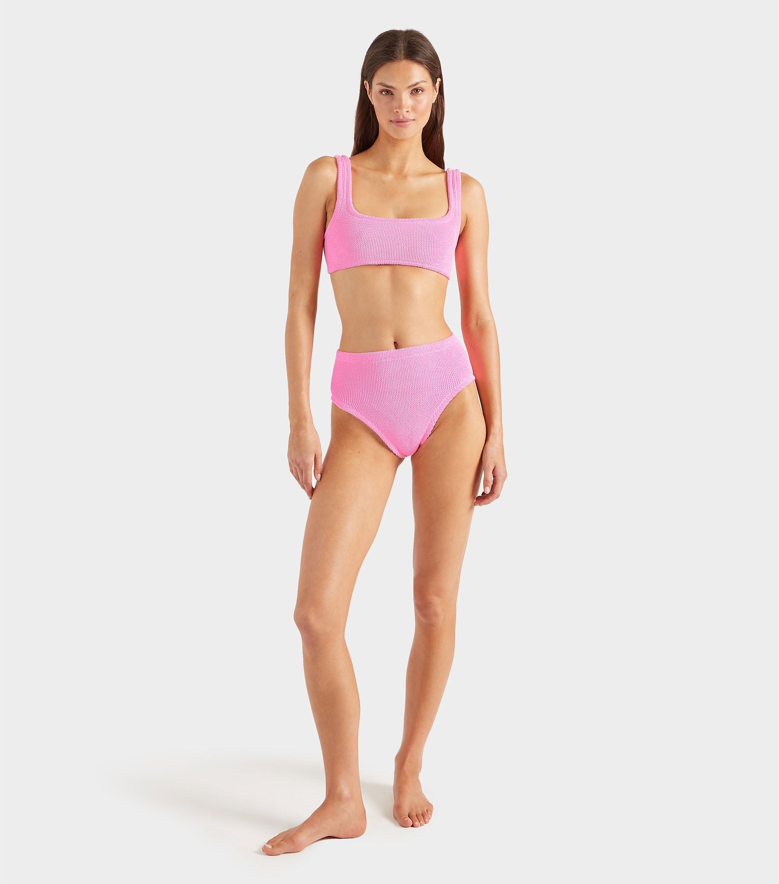High Waist Bikini Bottom - Bubblegum