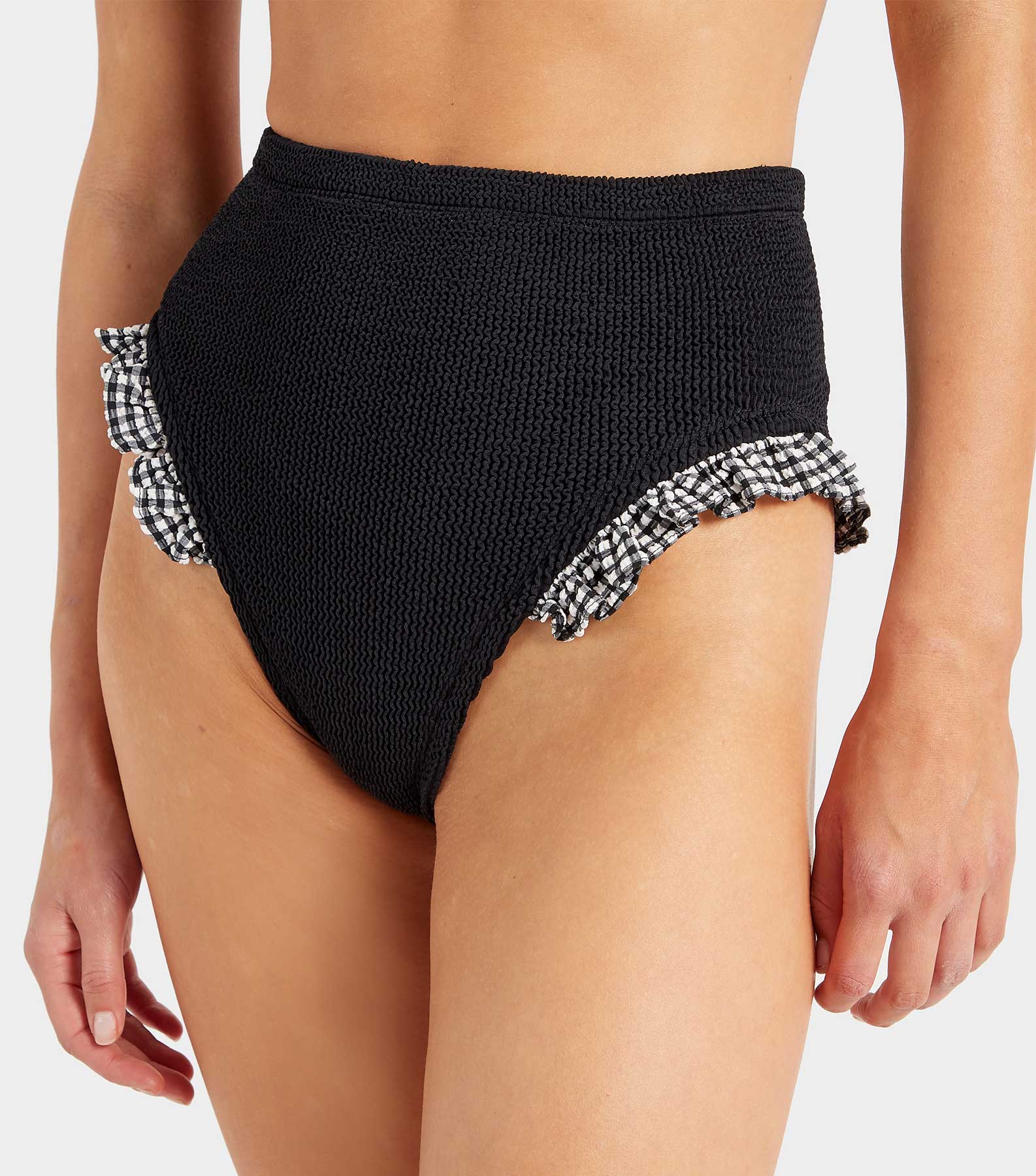 Peggy Bikini - Black Gingham