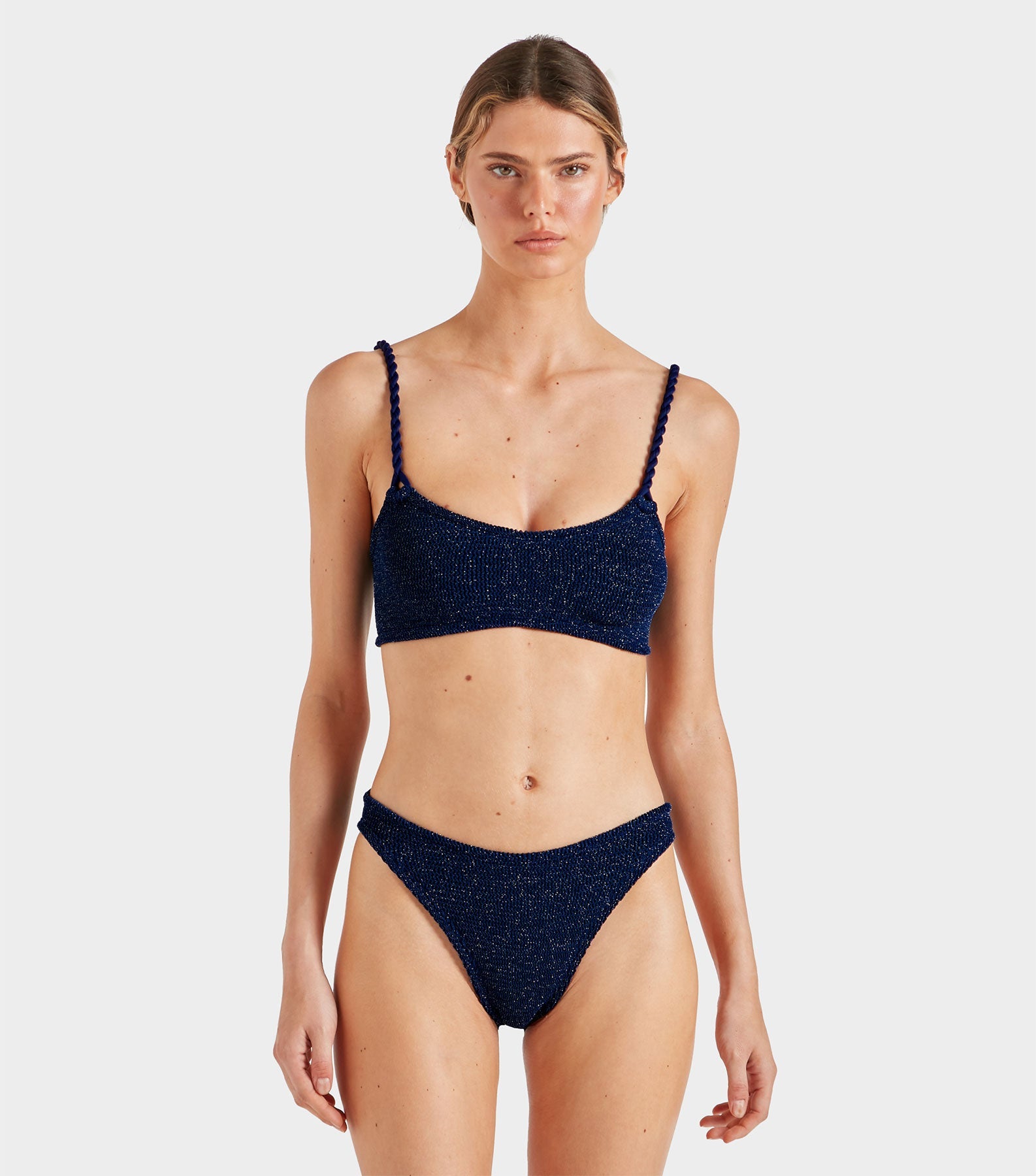 Phoebe Bikini - Navy/Silver