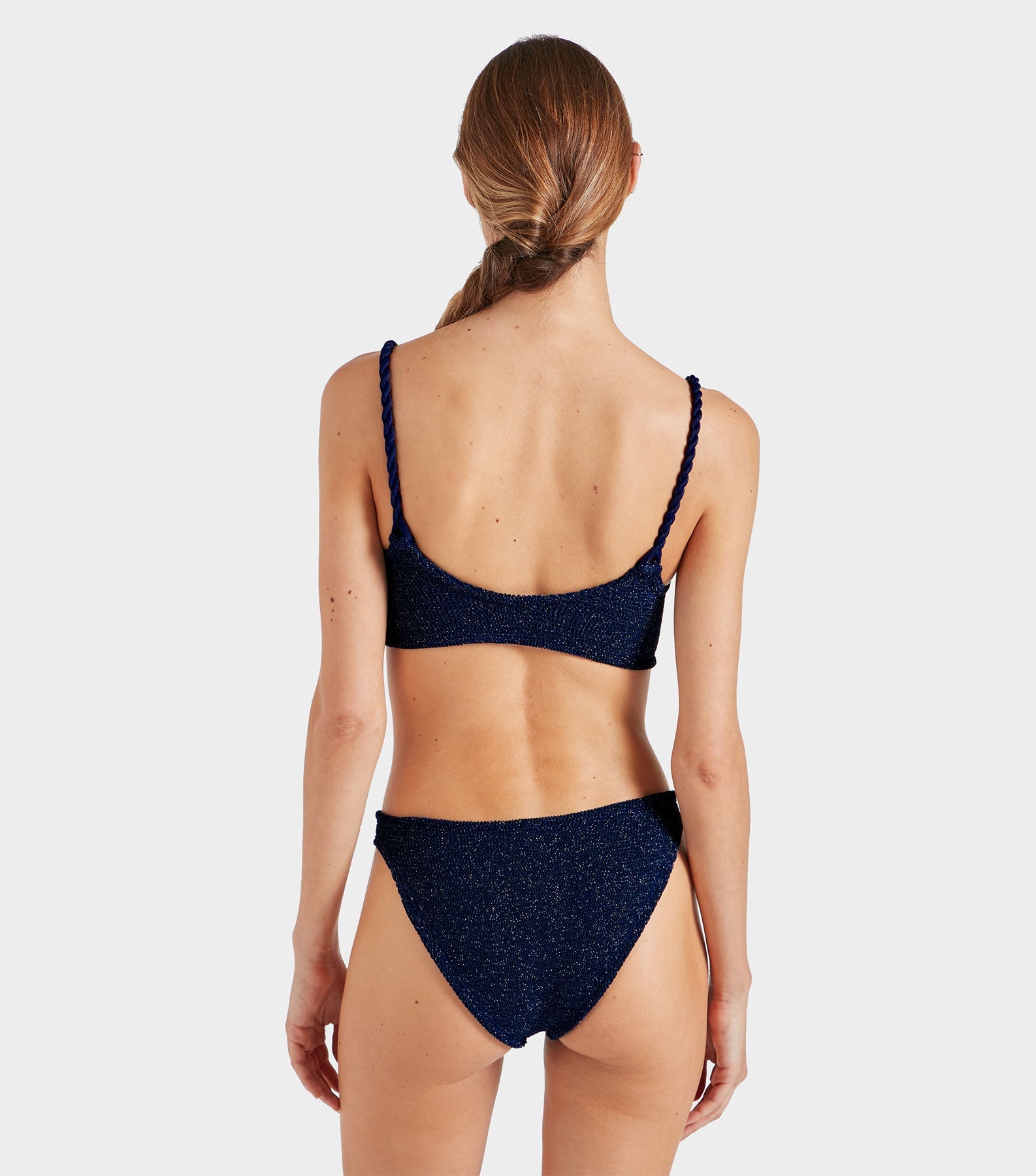 Phoebe Bikini - Navy/Silver