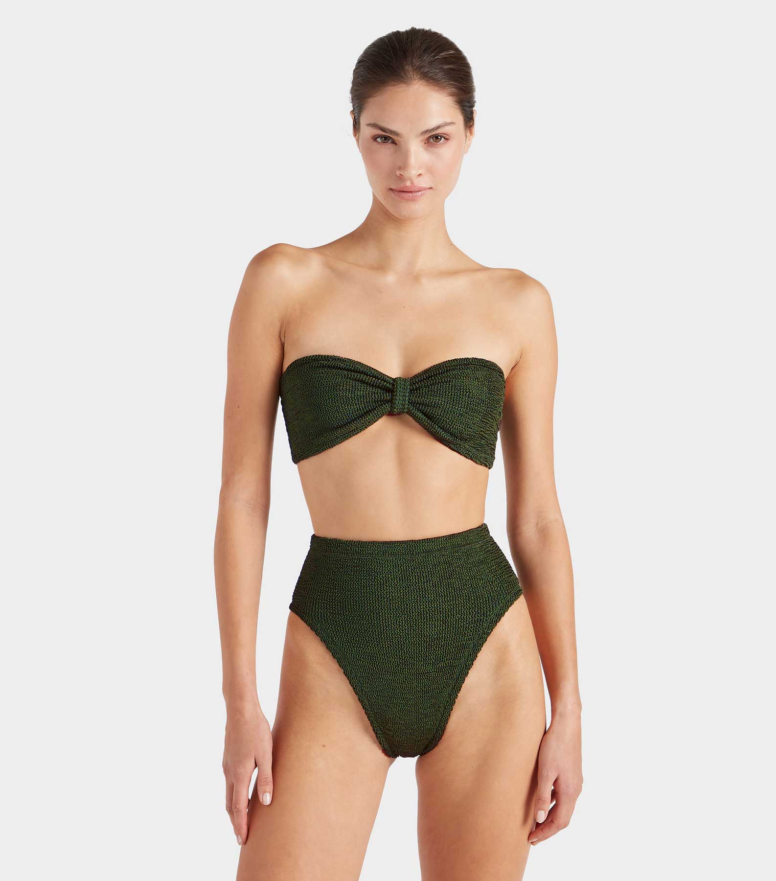 Ruby Bikini - Metallic Khaki