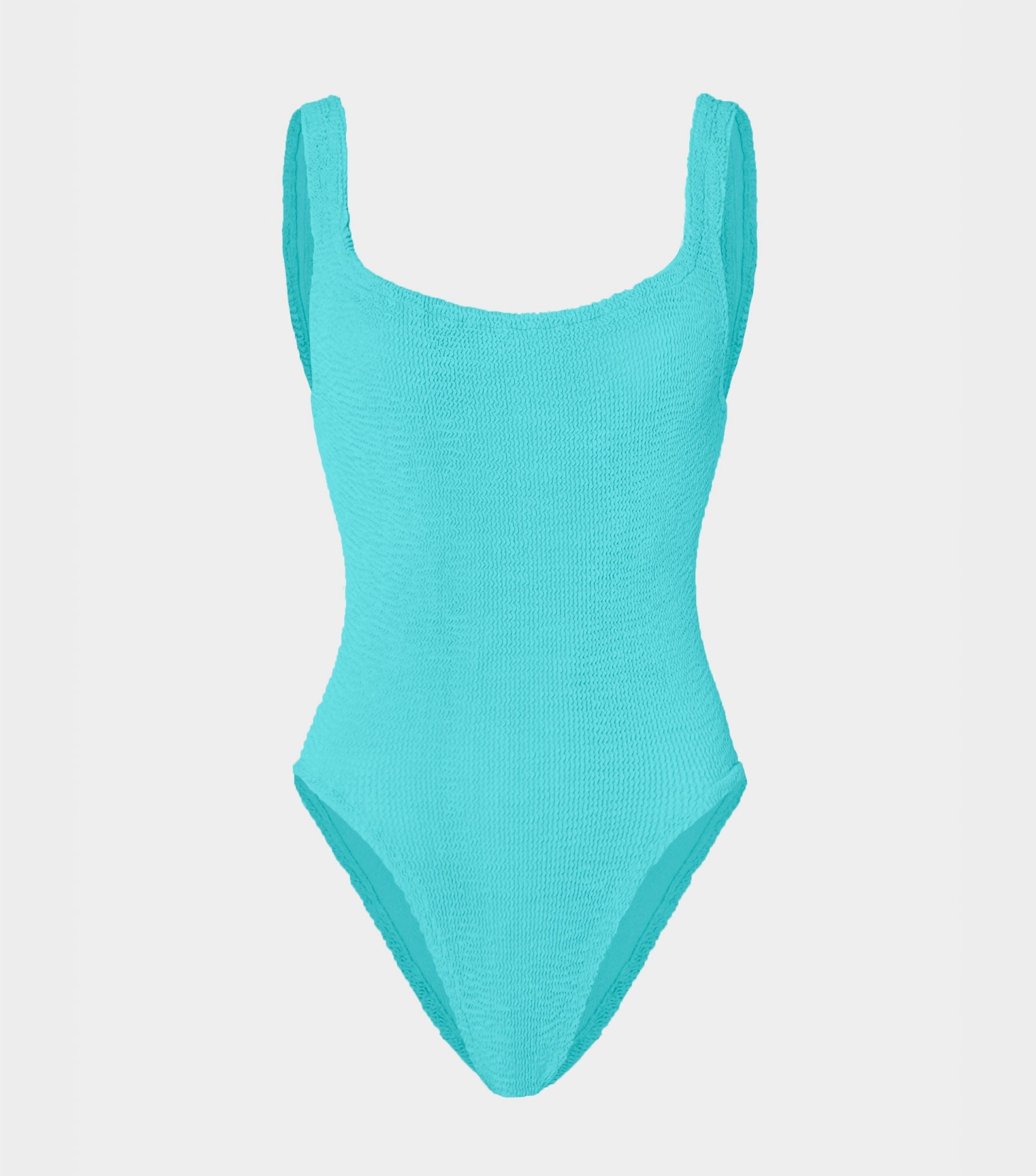 Square Neck Swim - Aqua