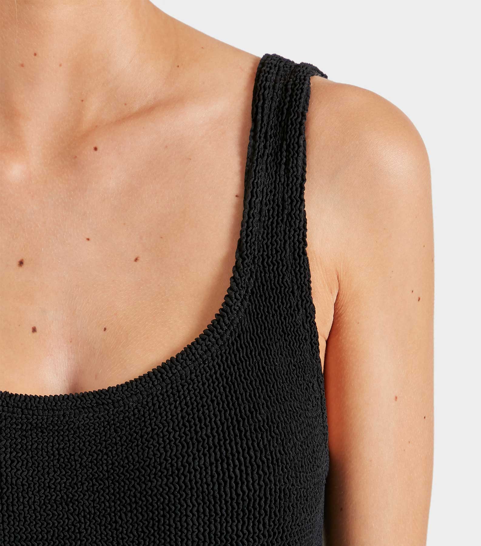 Square Neck Swim - Black
