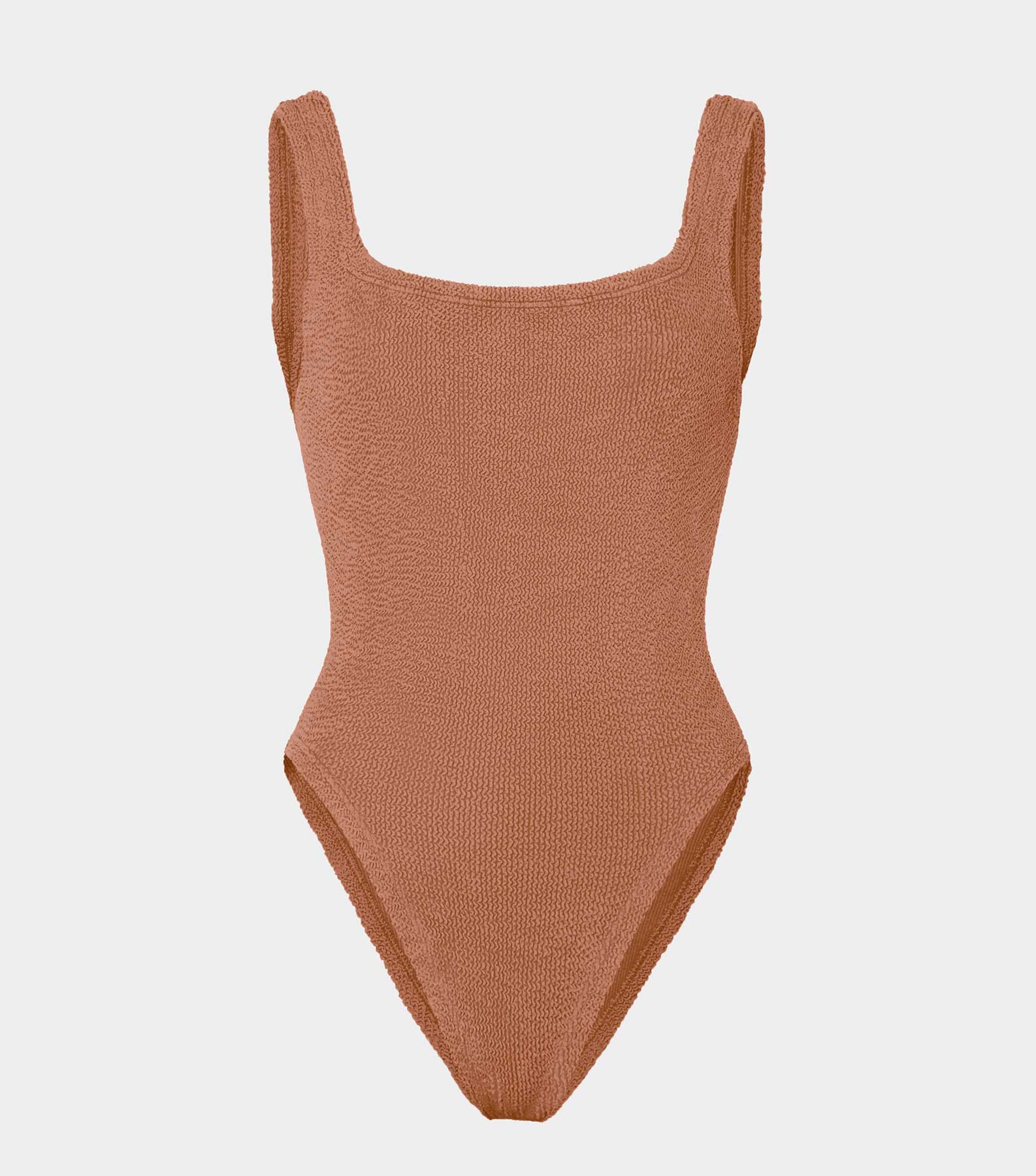 Square Neck Swim - Metallic Cocoa