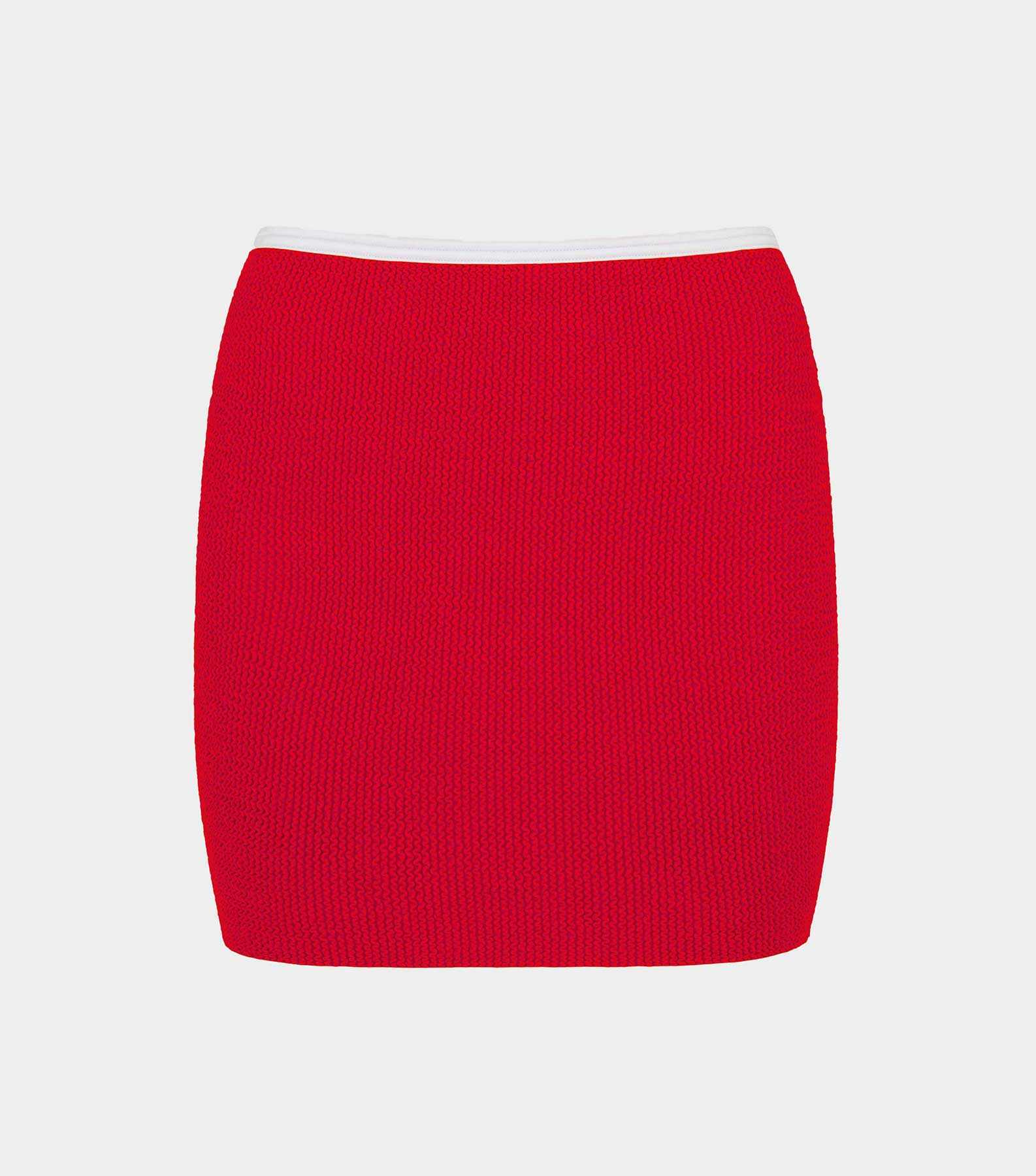 Mini Skirt/Tube Top - Red/White