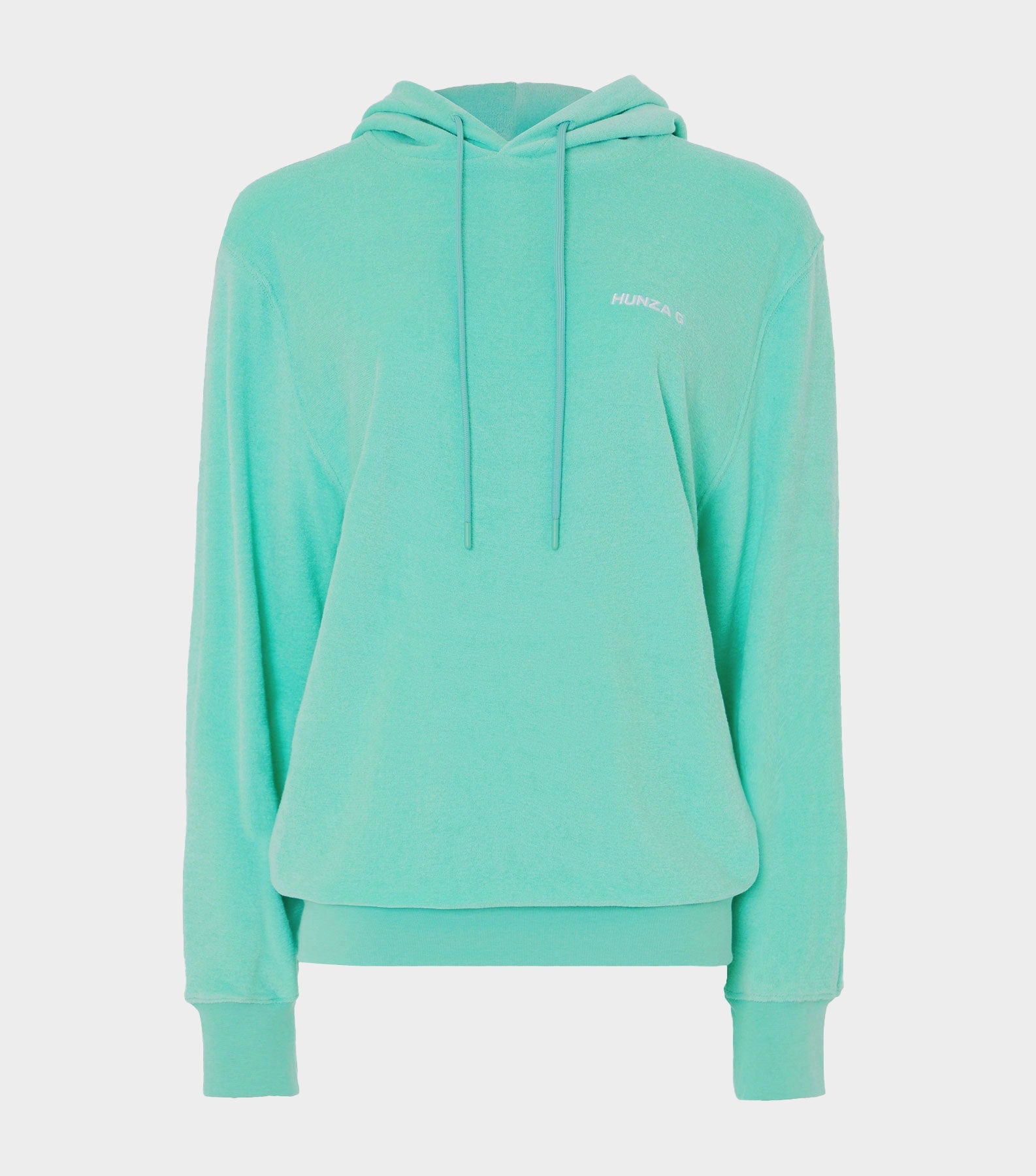 Terry Towelling Hoodie - Mint