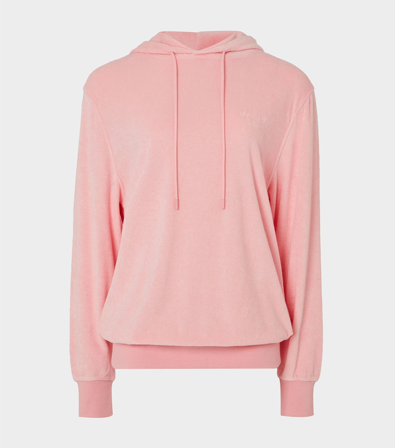 Terry Towelling Hoodie - Pink